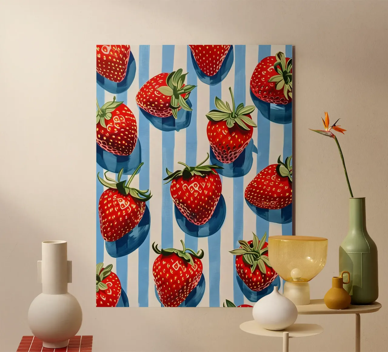 Le fragole alluminio dibond da Gypsy Galleria