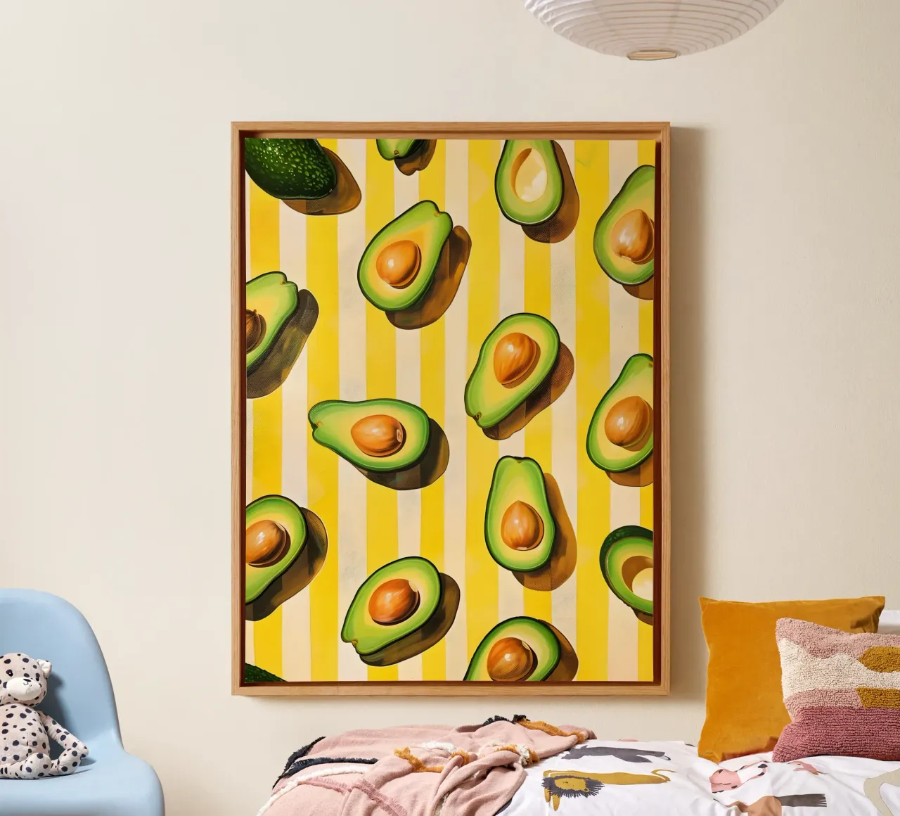 The Avocados tela con Cornice a cassetta da Gypsy Galleria