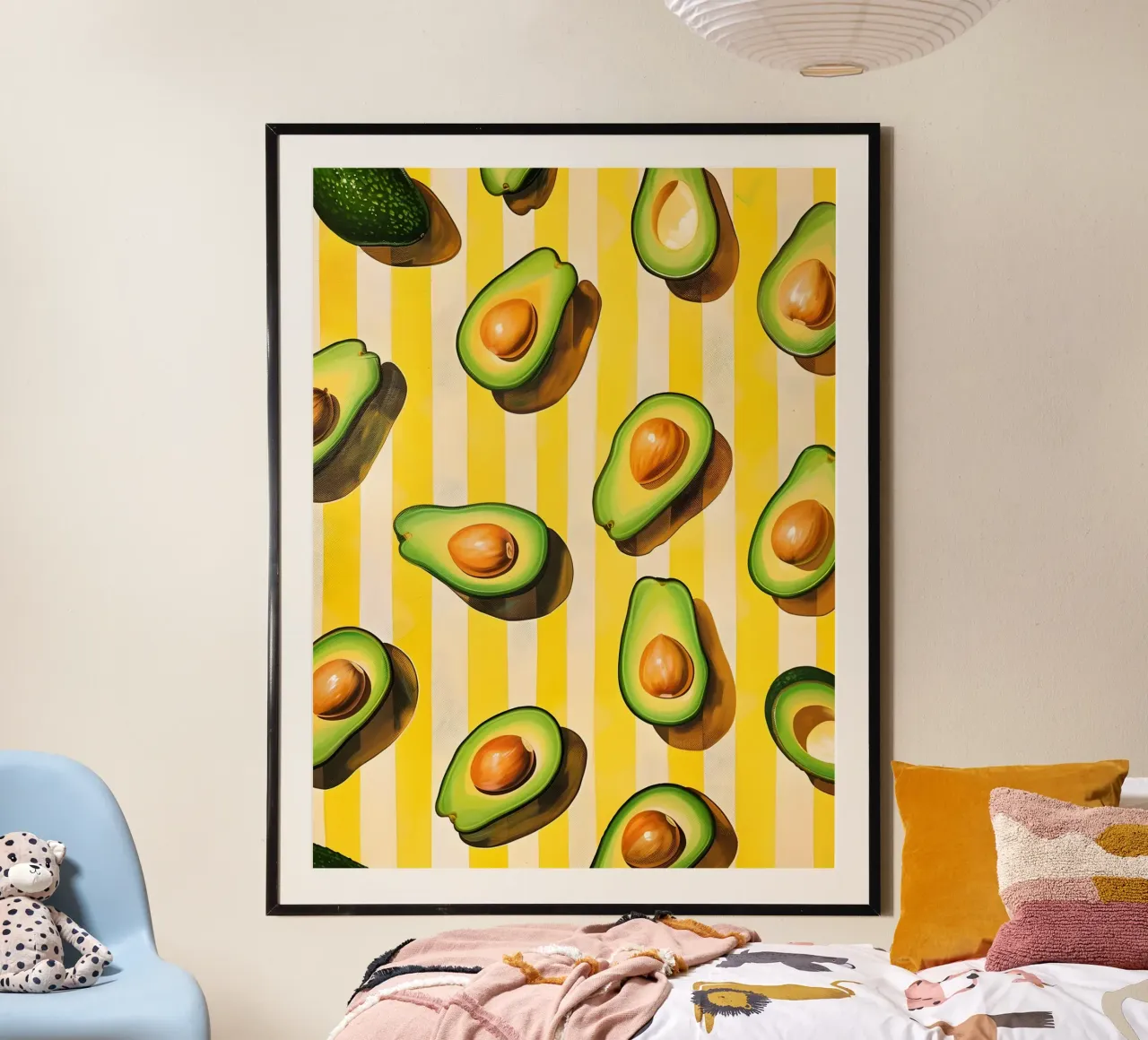 The Avocados poster con telaio in plastica da Gypsy Galleria