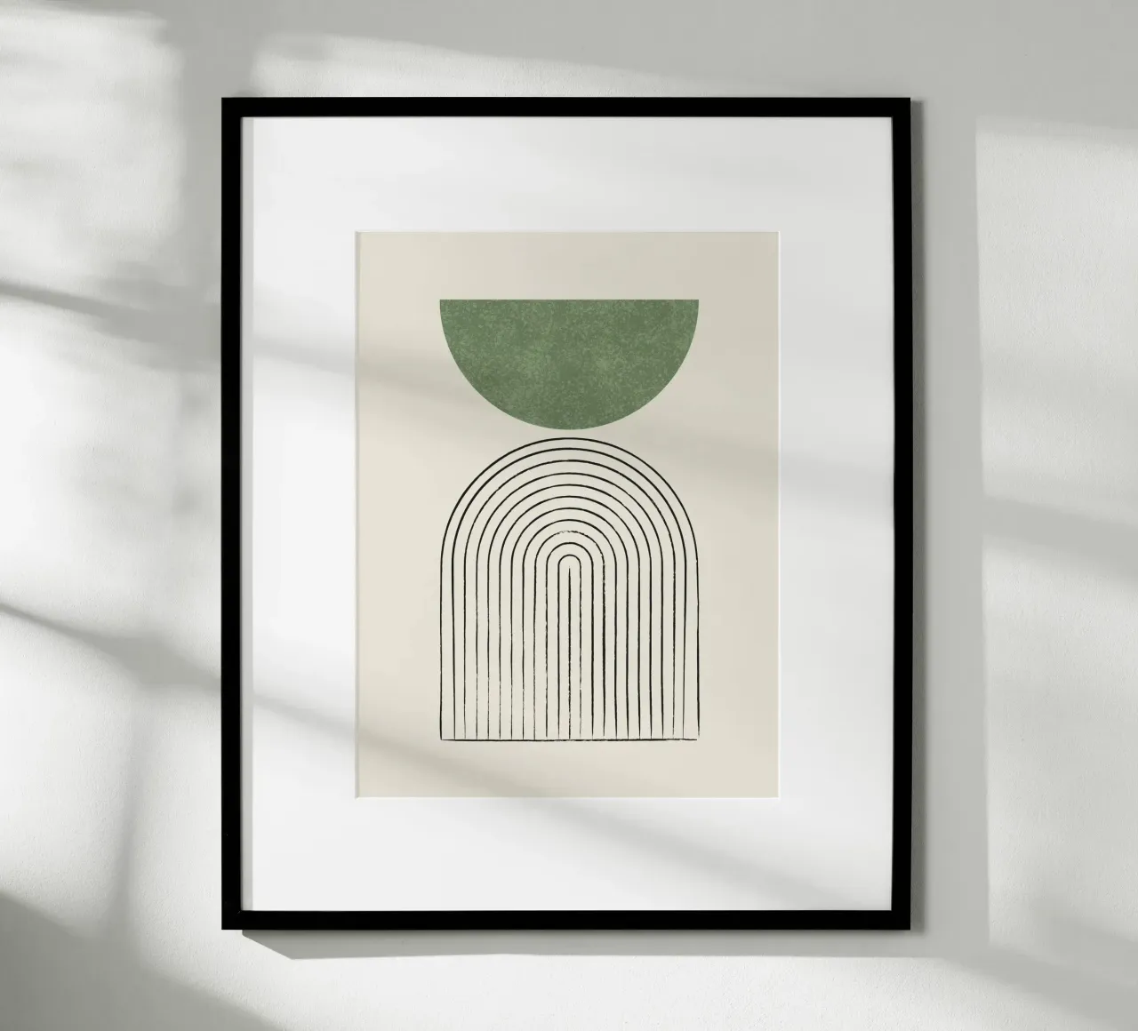 Arco di equilibrio verde poster da MoonlightPrint