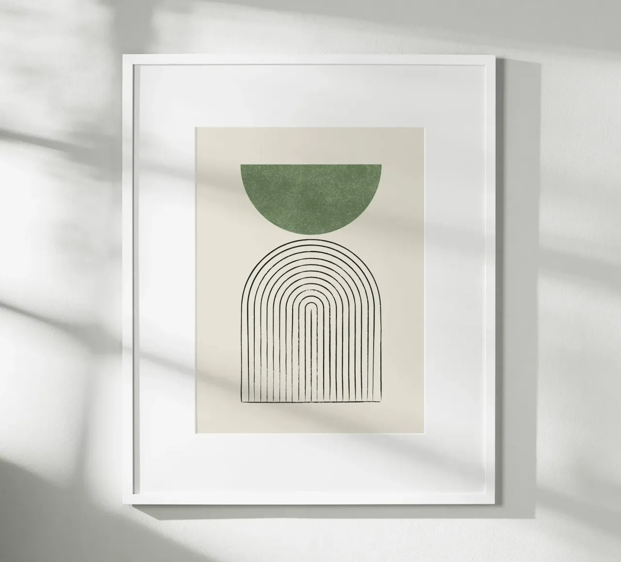 Arco di equilibrio verde poster da MoonlightPrint