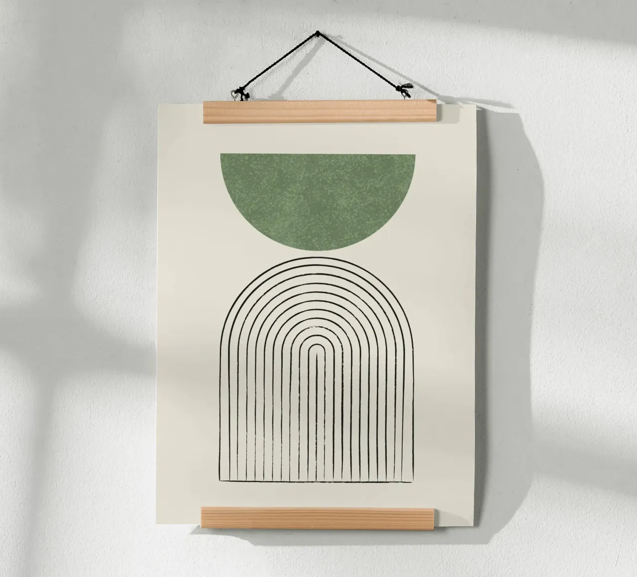 Arco di equilibrio verde poster da MoonlightPrint