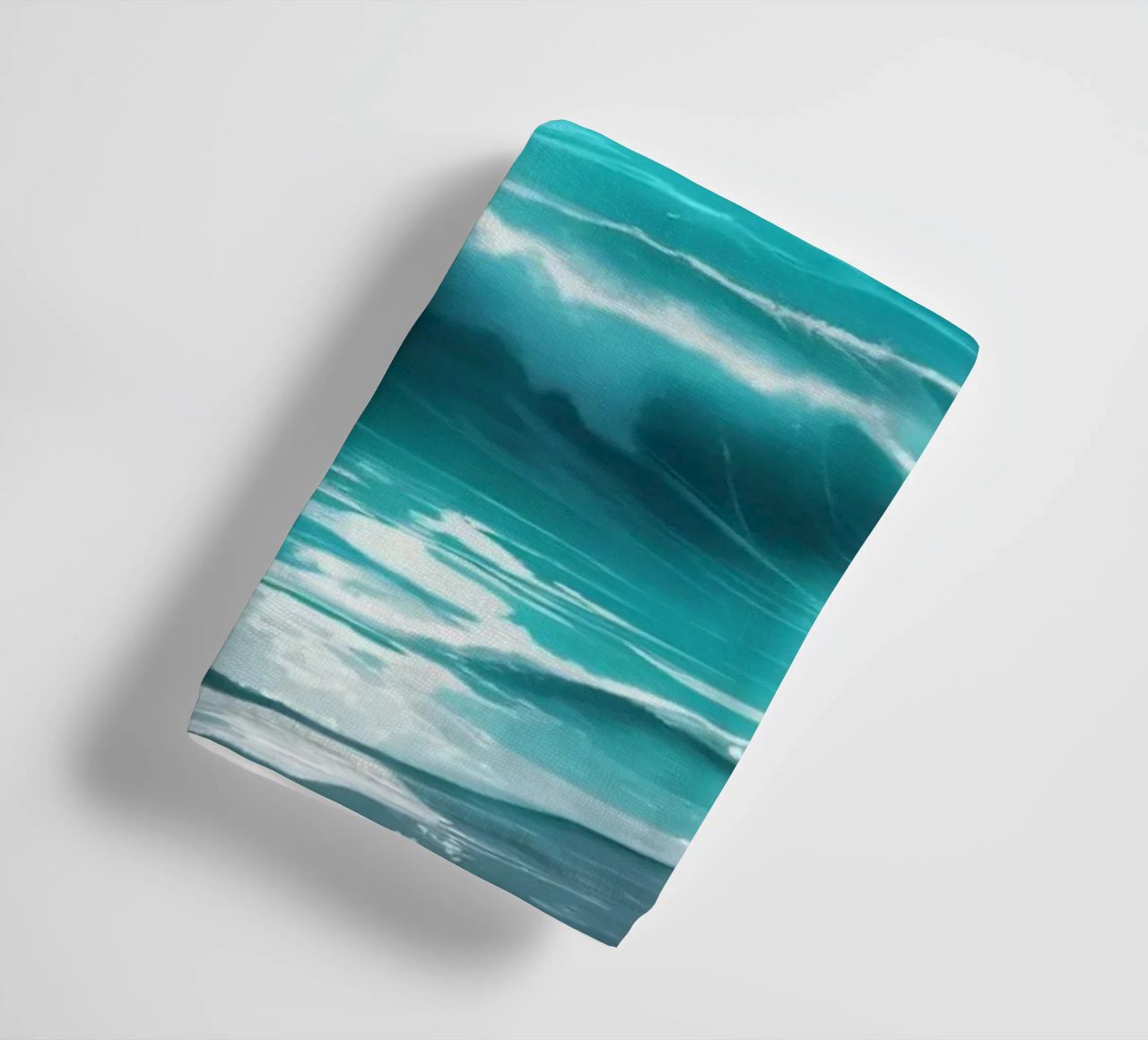 Stunning abstract ocean view with glowing moonlight towel by DesignDoodle