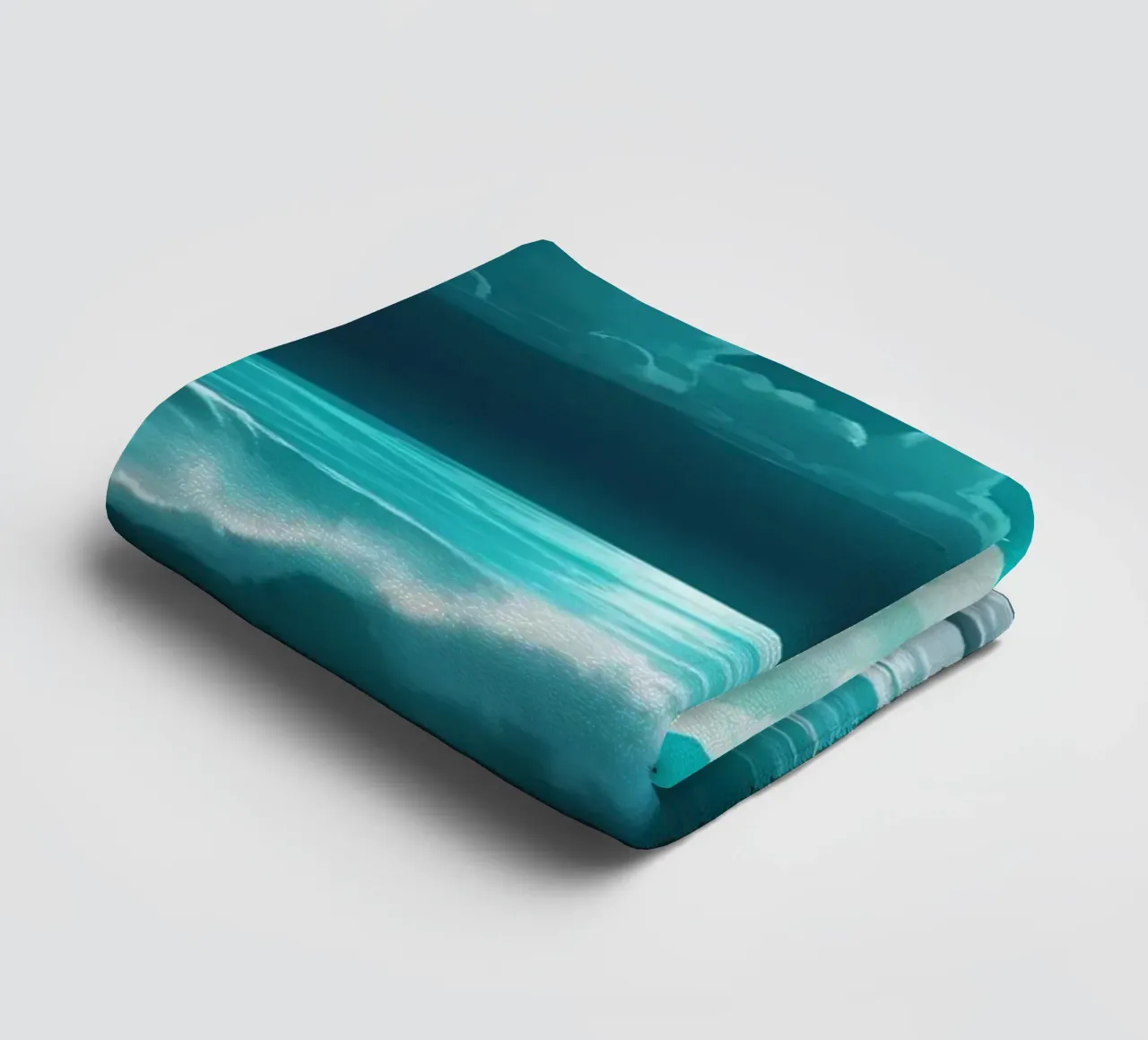 Splendida vista astratta sull'oceano con la luce della luna asciugamano da bagno da DesignDoodle