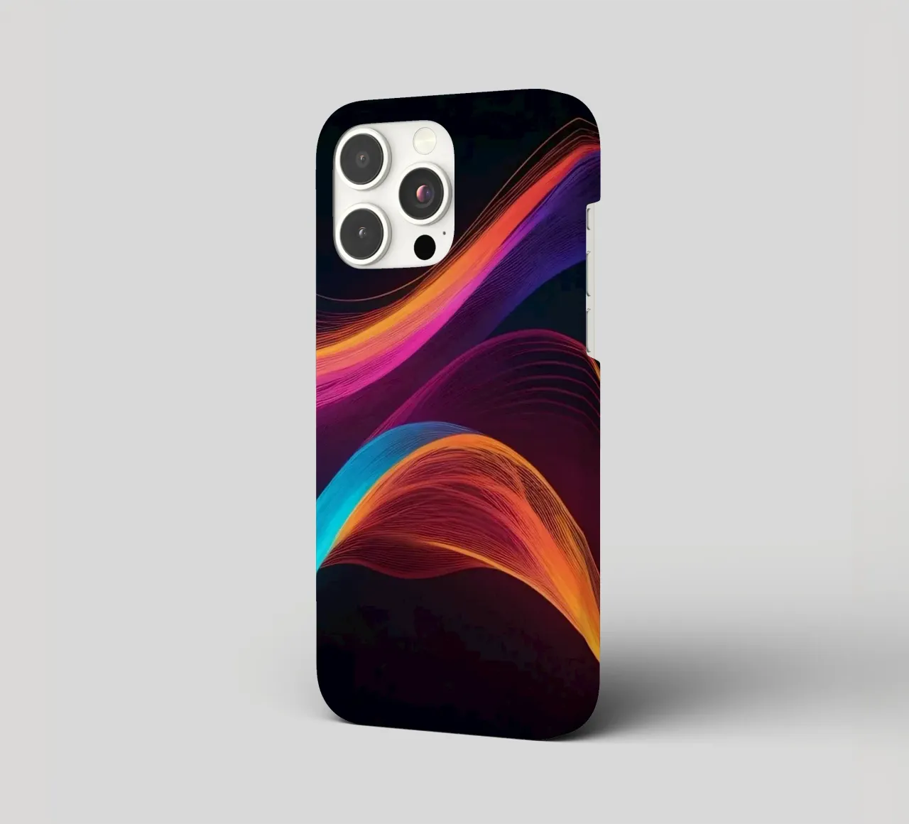 Vibranti onde astratte di colore che creano un'immagine dinamica. cover iphone da DesignDoodle
