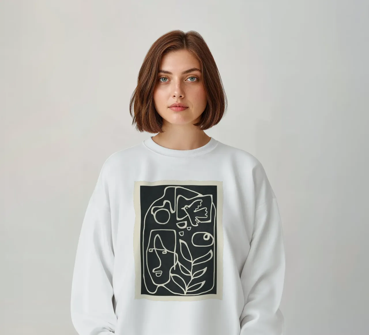 Paleolithic Abstract Art felpa da Flow Line