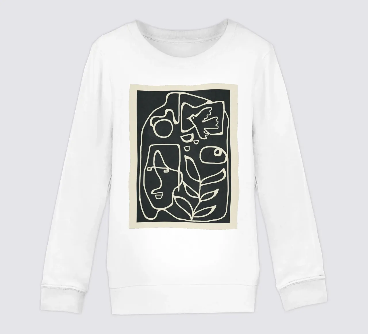 Paleolithic Abstract Art felpa bambino da Flow Line