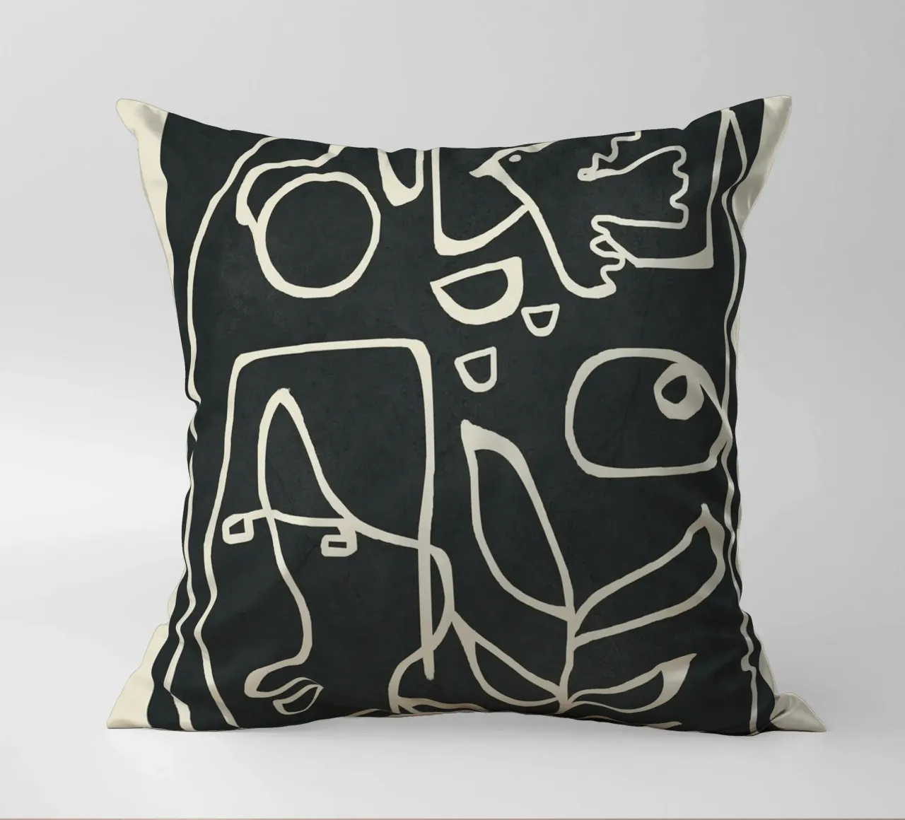 Paleolithic Abstract Art cuscino da Flow Line