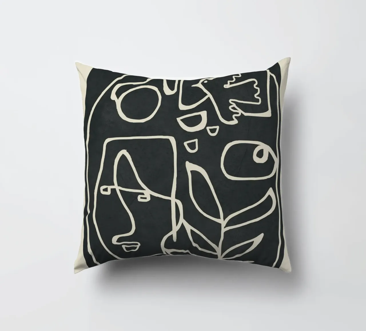 Paleolithic Abstract Art cuscino da Flow Line
