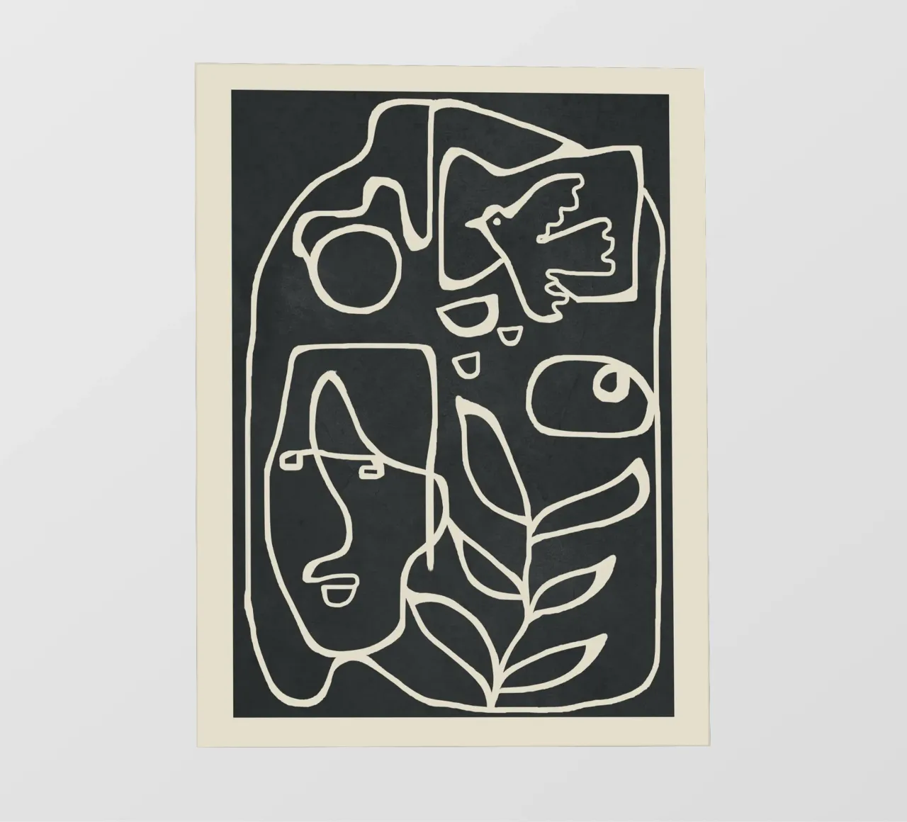 Paleolithic Abstract Art pellicola backlit da Flow Line