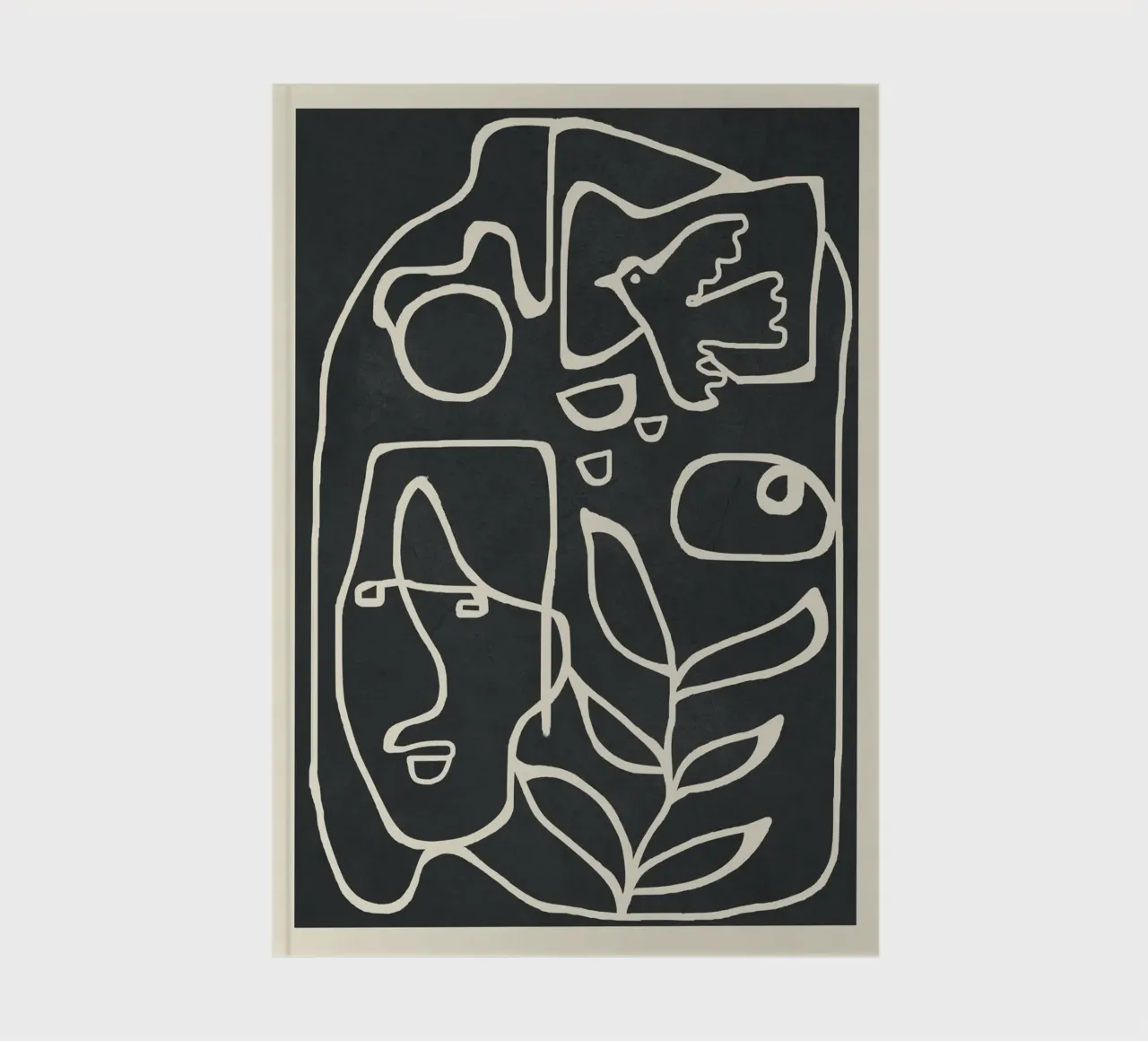 Paleolithic Abstract Art notebook by Flow Line
