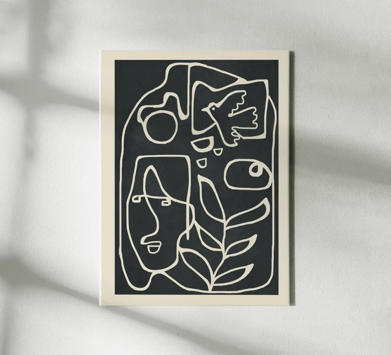 Paleolithic Abstract Art canvas by Flow Line