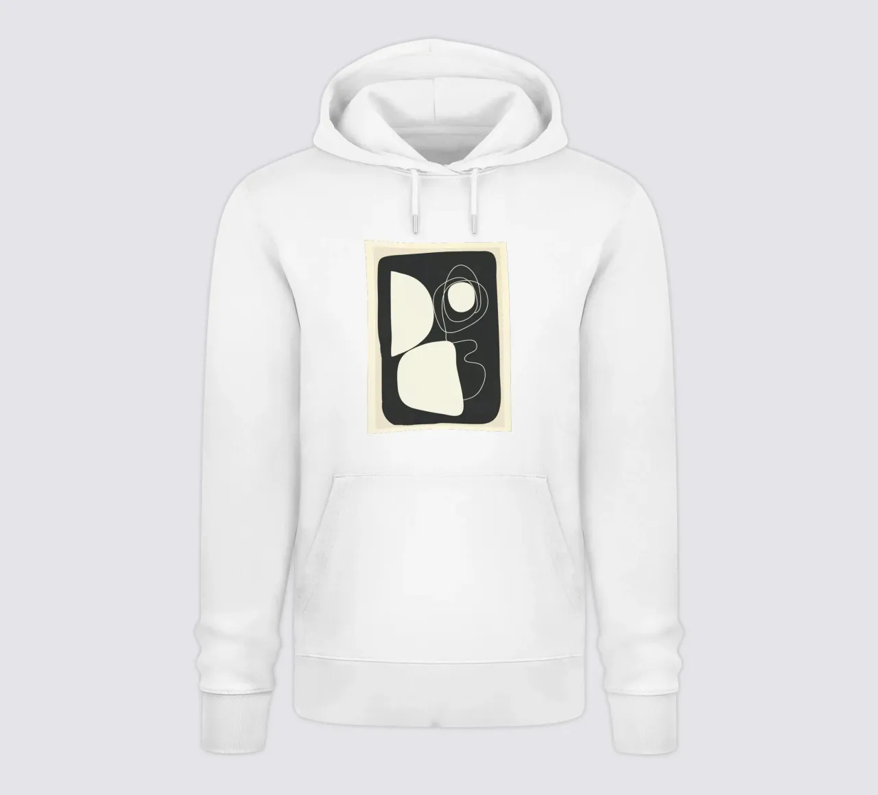 Abstract Imprint felpa con cappuccio da Flow Line