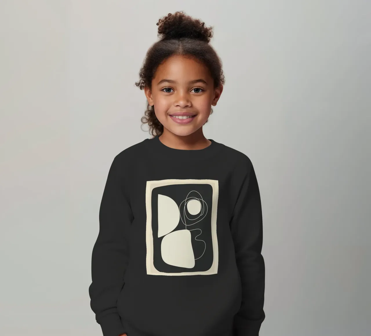 Abstract Imprint felpa bambino da Flow Line