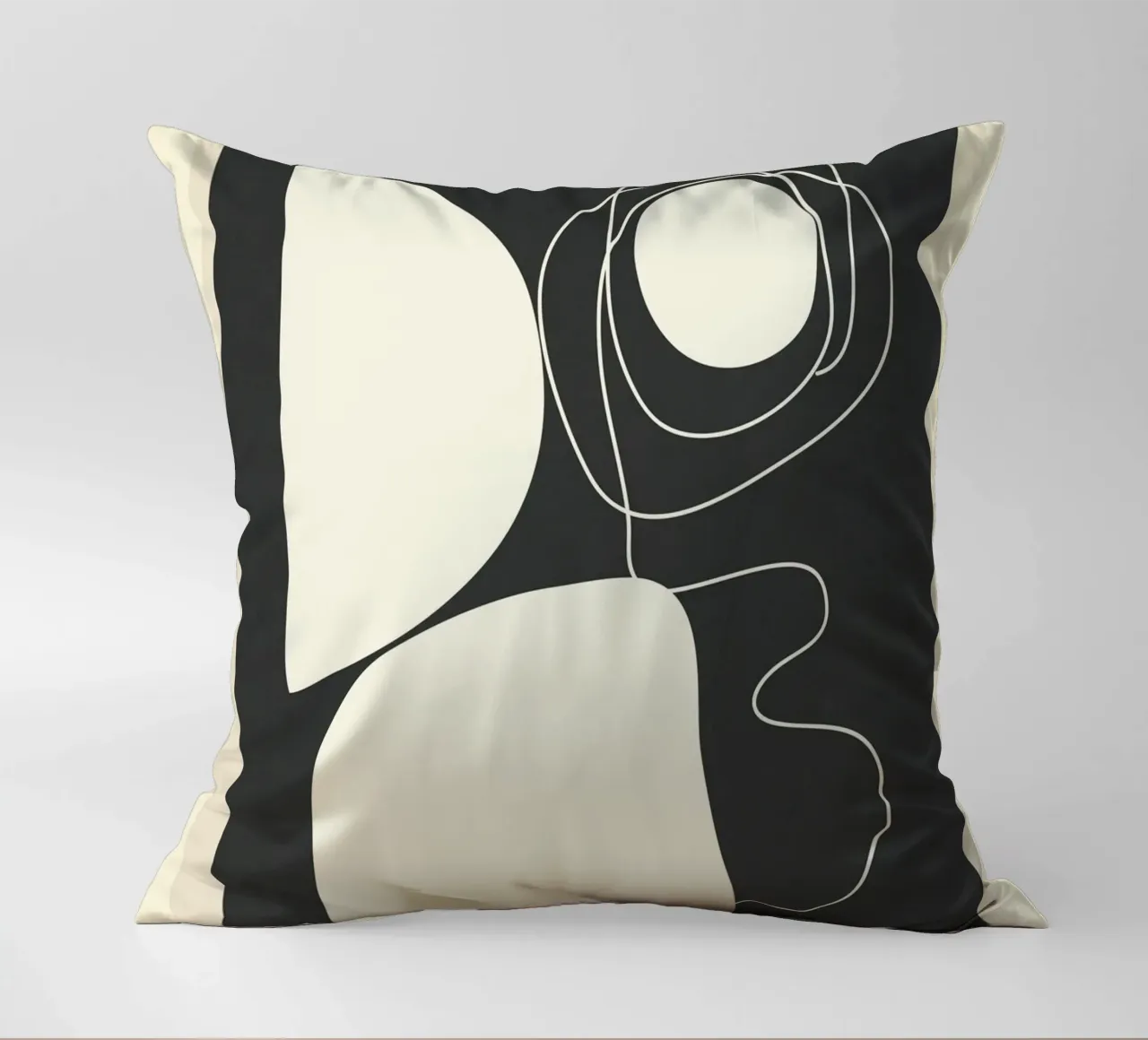 Abstract Imprint Kissen von Flow Line