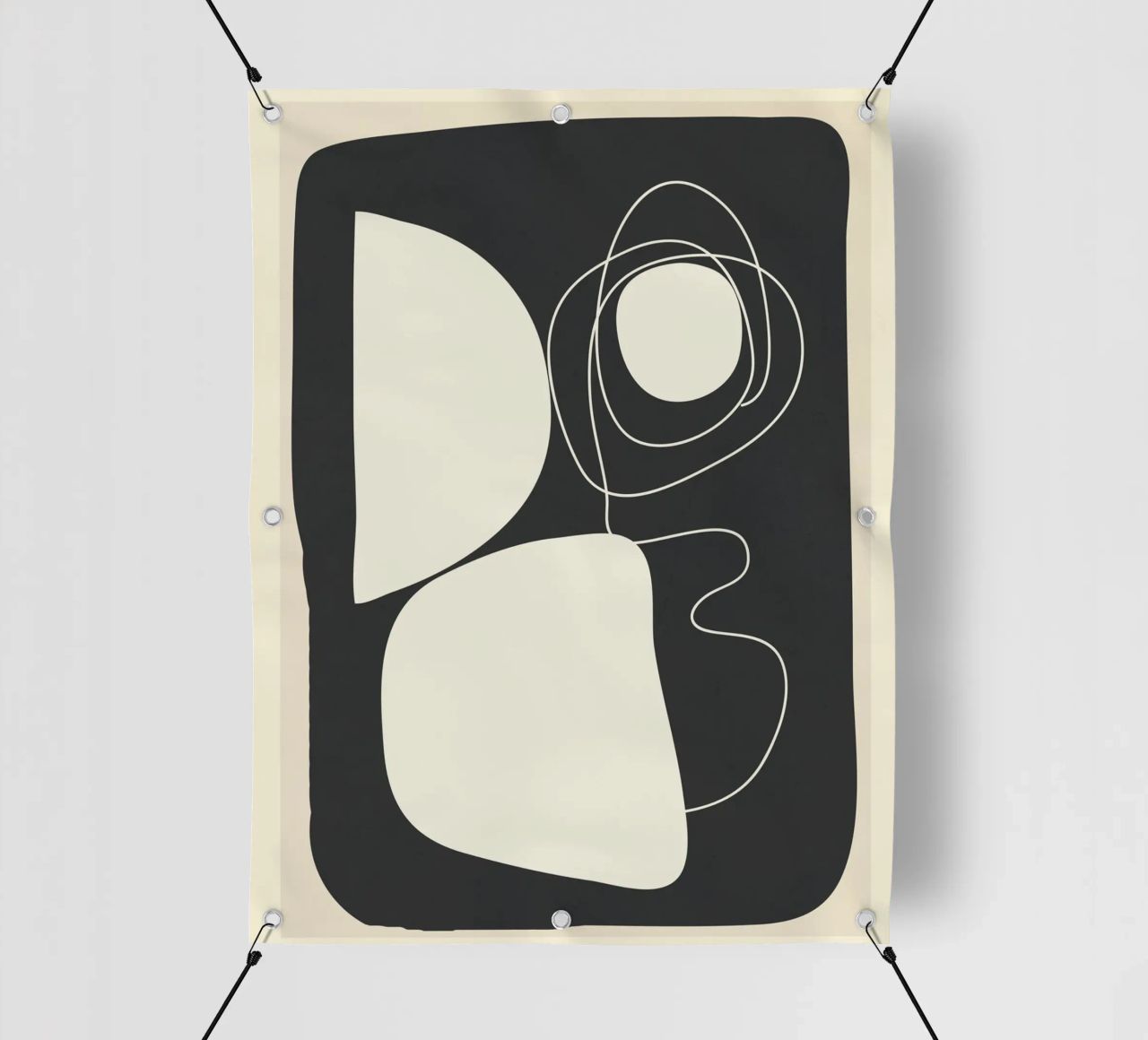 Abstract Imprint telo in pvc da Flow Line