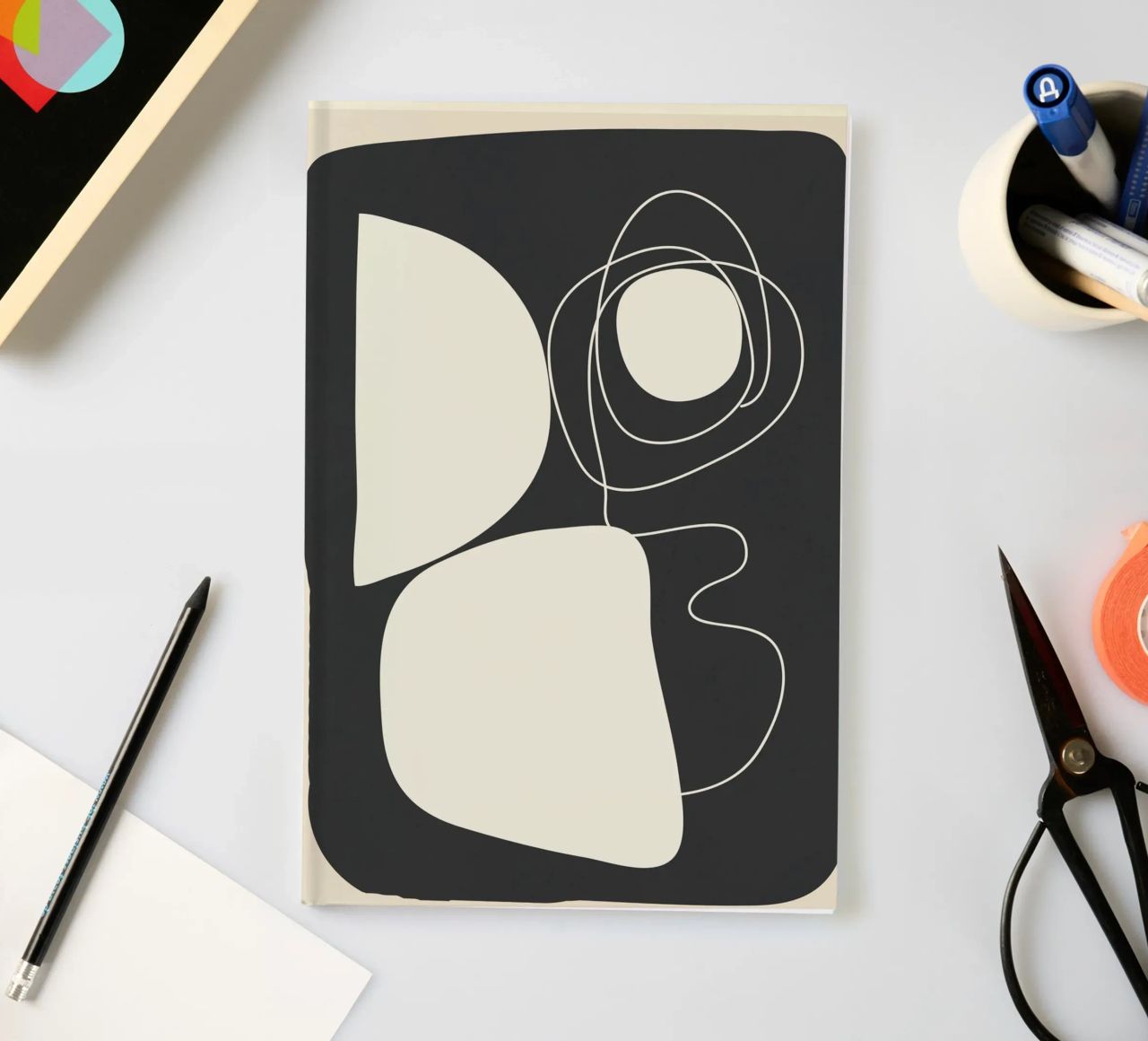 Abstract Imprint carnet de notes de Flow Line