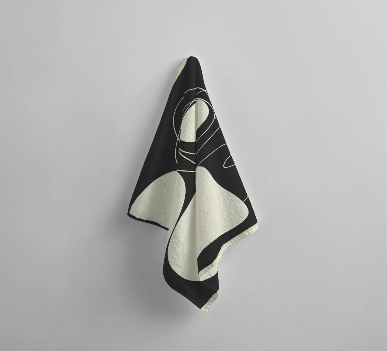 Abstract Imprint serviette de bain de Flow Line