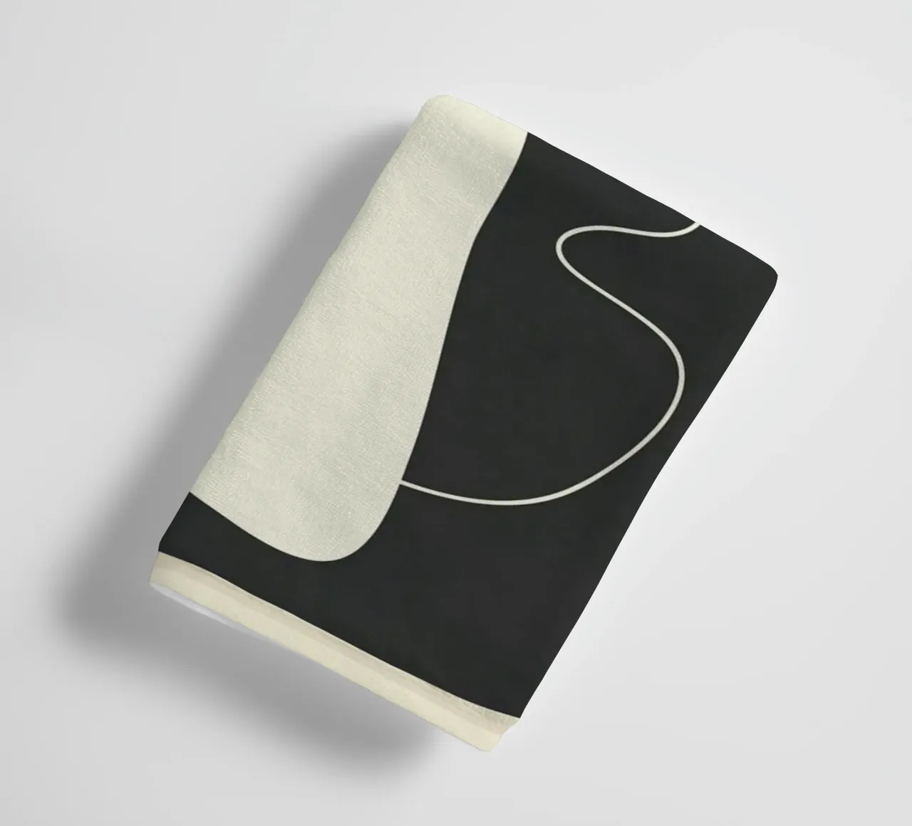 Abstract Imprint asciugamano da bagno da Flow Line