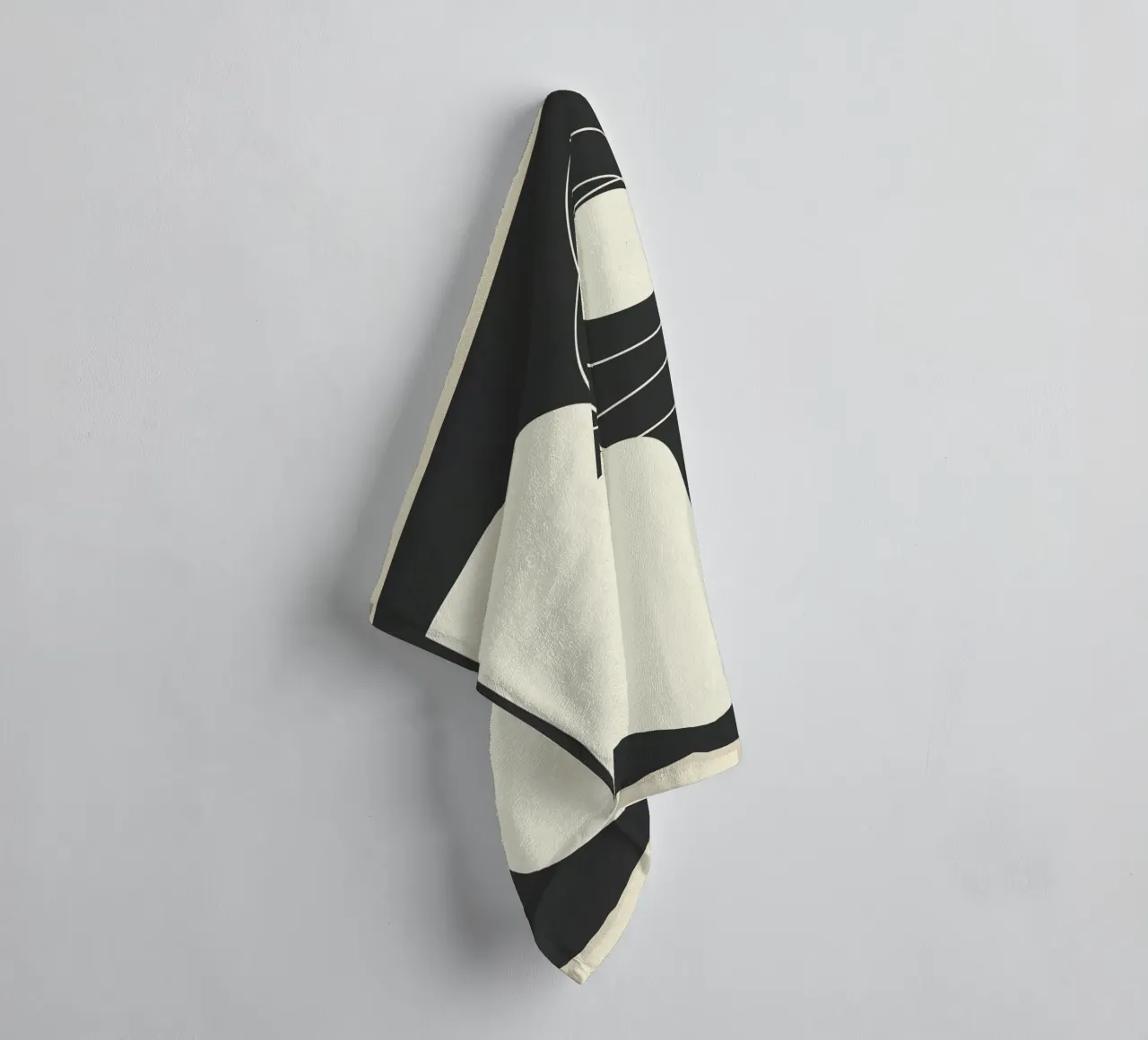 Abstract Imprint asciugamano da bagno da Flow Line