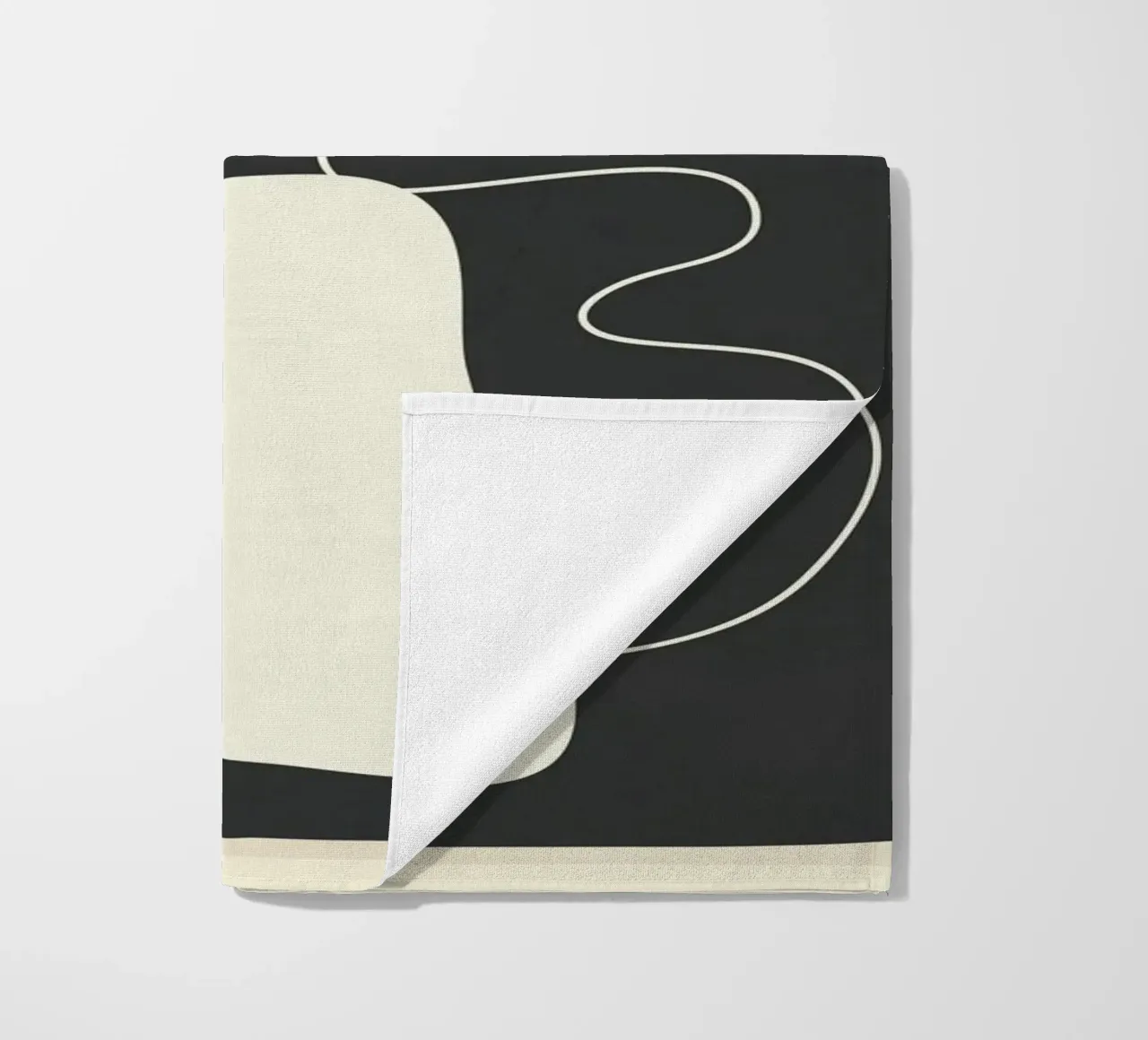 Abstract Imprint toalla de playa de Flow Line