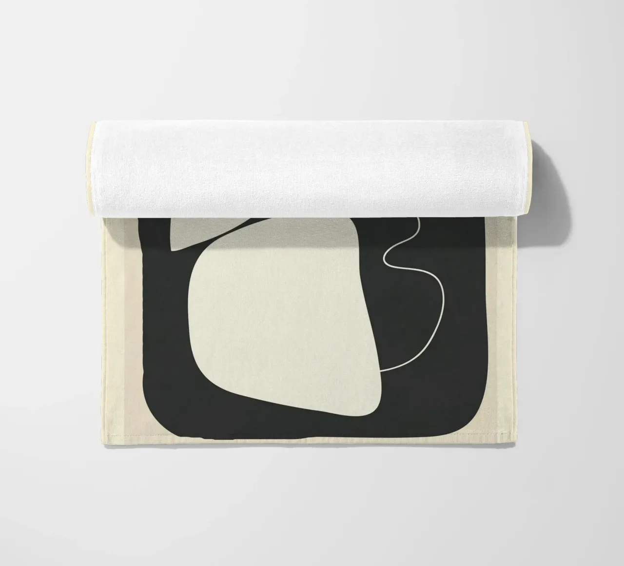 Abstract Imprint toalla de playa de Flow Line