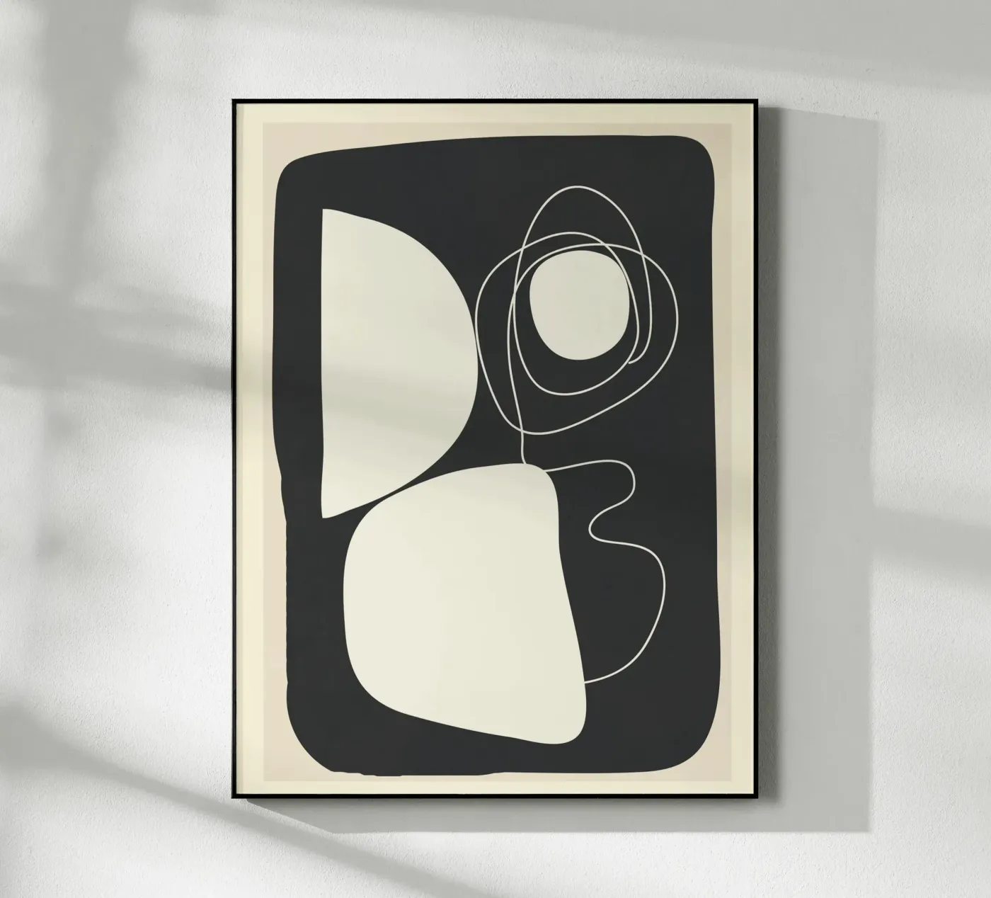 Abstract Imprint plexiglass da Flow Line