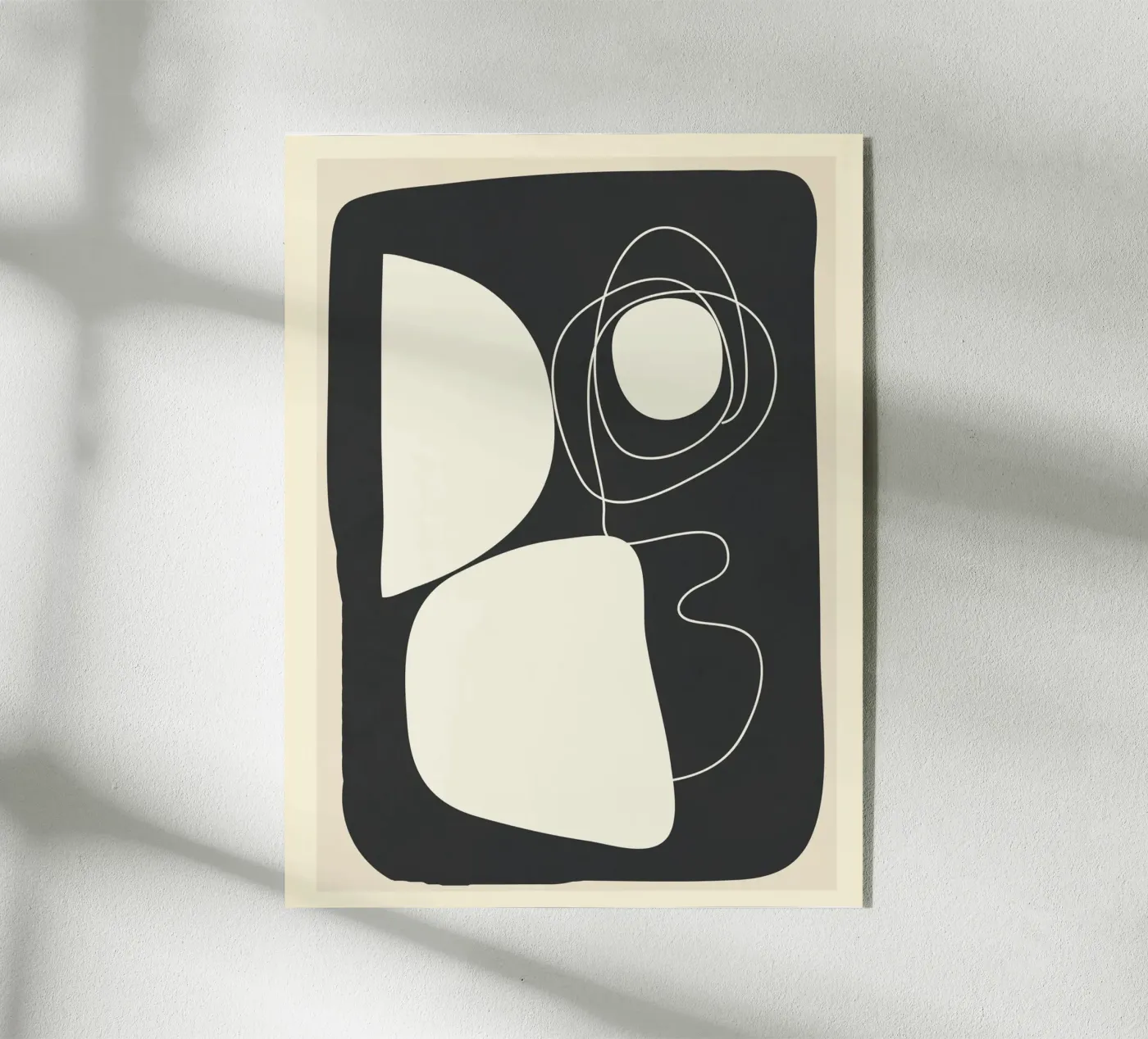 Abstract Imprint plexiglass da Flow Line