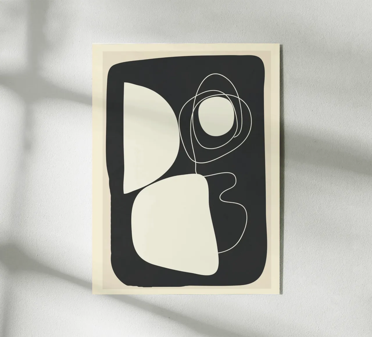 Abstract Imprint plexiglass da Flow Line