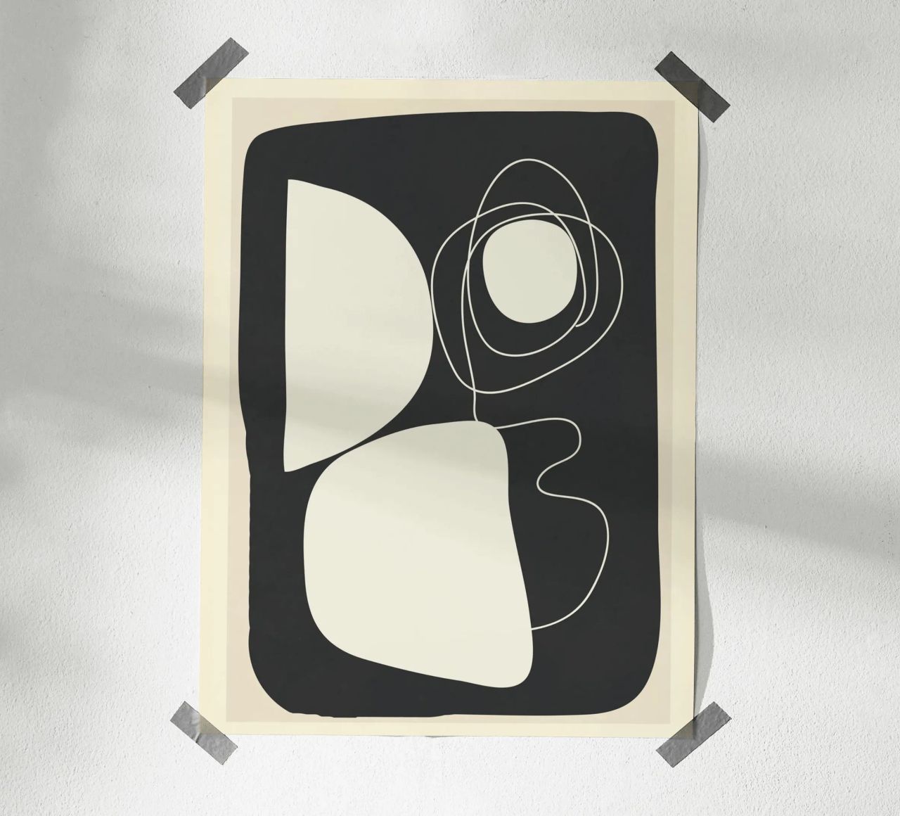 Abstract Imprint poster de Flow Line