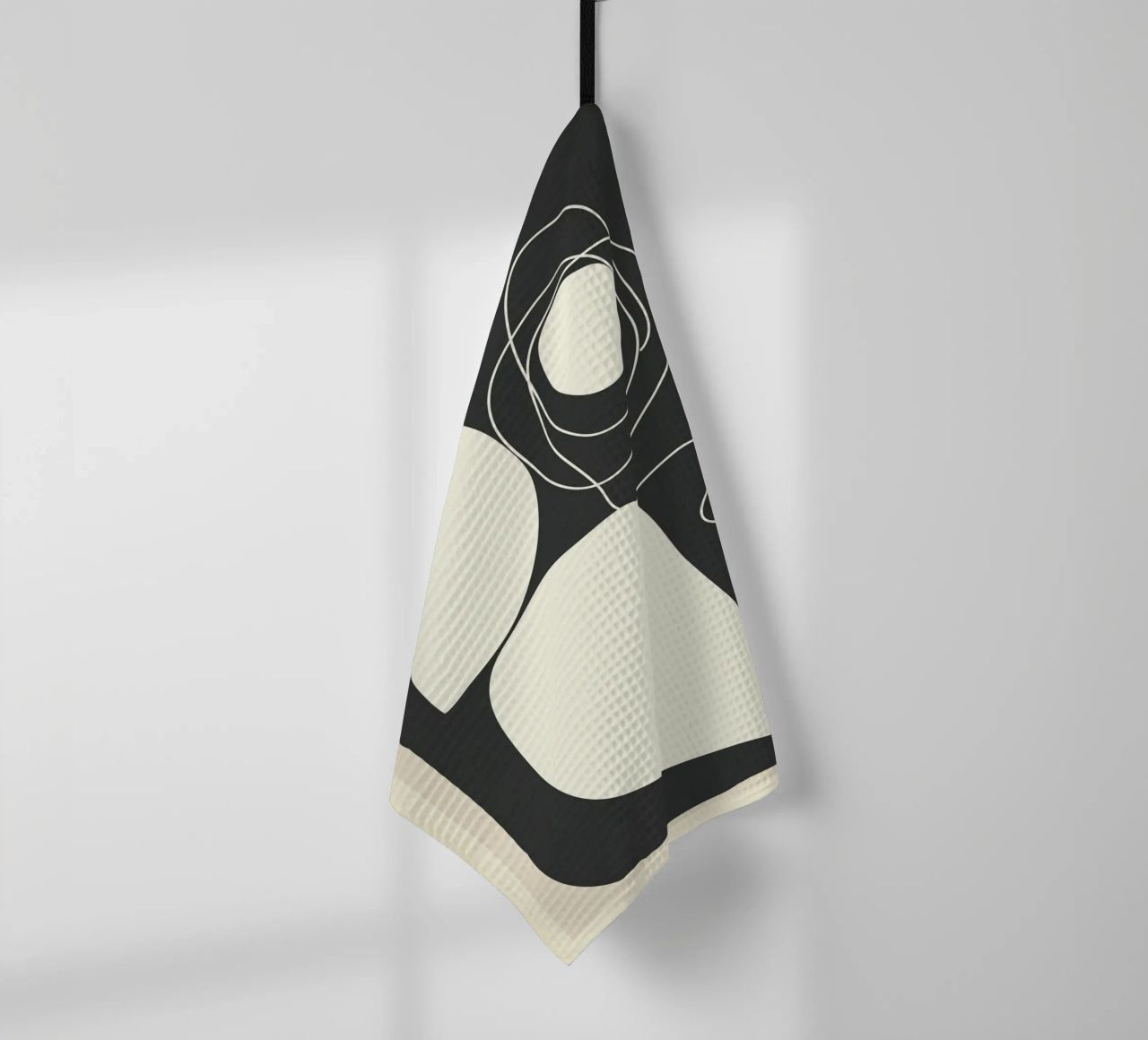 Abstract Imprint torchon de Flow Line