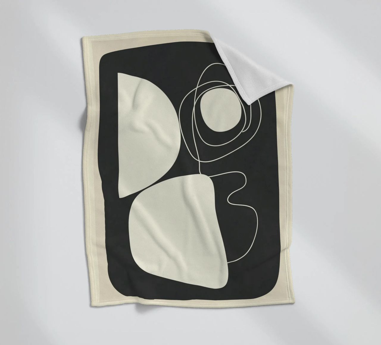 Abstract Imprint coperta in pile da Flow Line