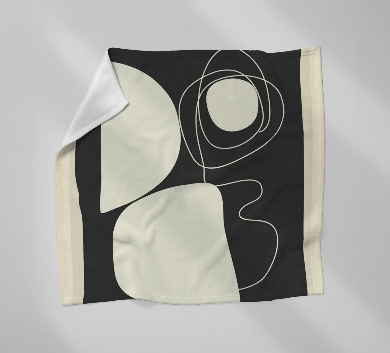 Abstract Imprint coperta in pile da Flow Line