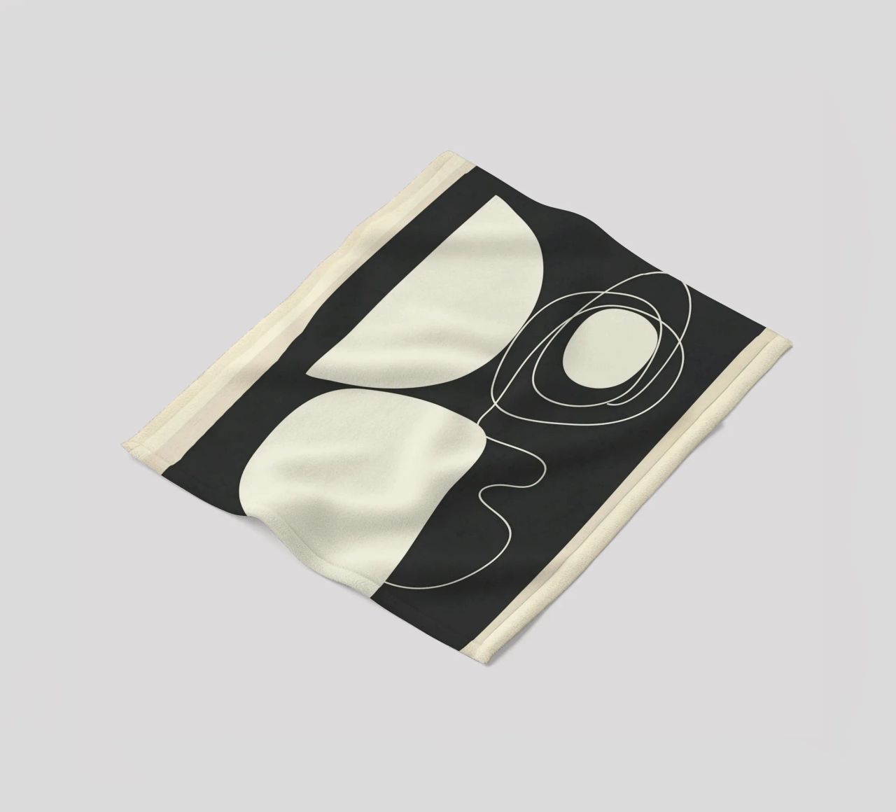Abstract Imprint coperta in pile da Flow Line