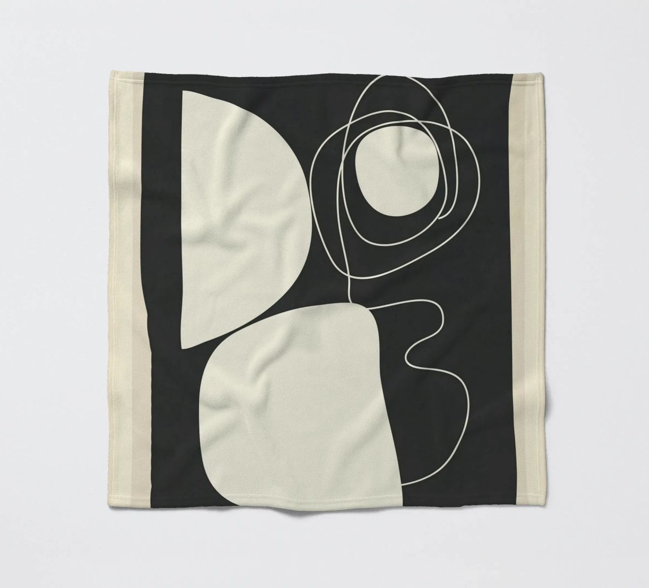 Abstract Imprint coperta in pile da Flow Line
