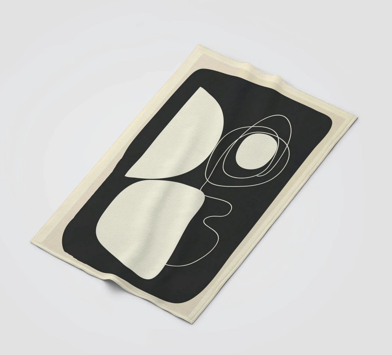 Abstract Imprint coperta in pile da Flow Line
