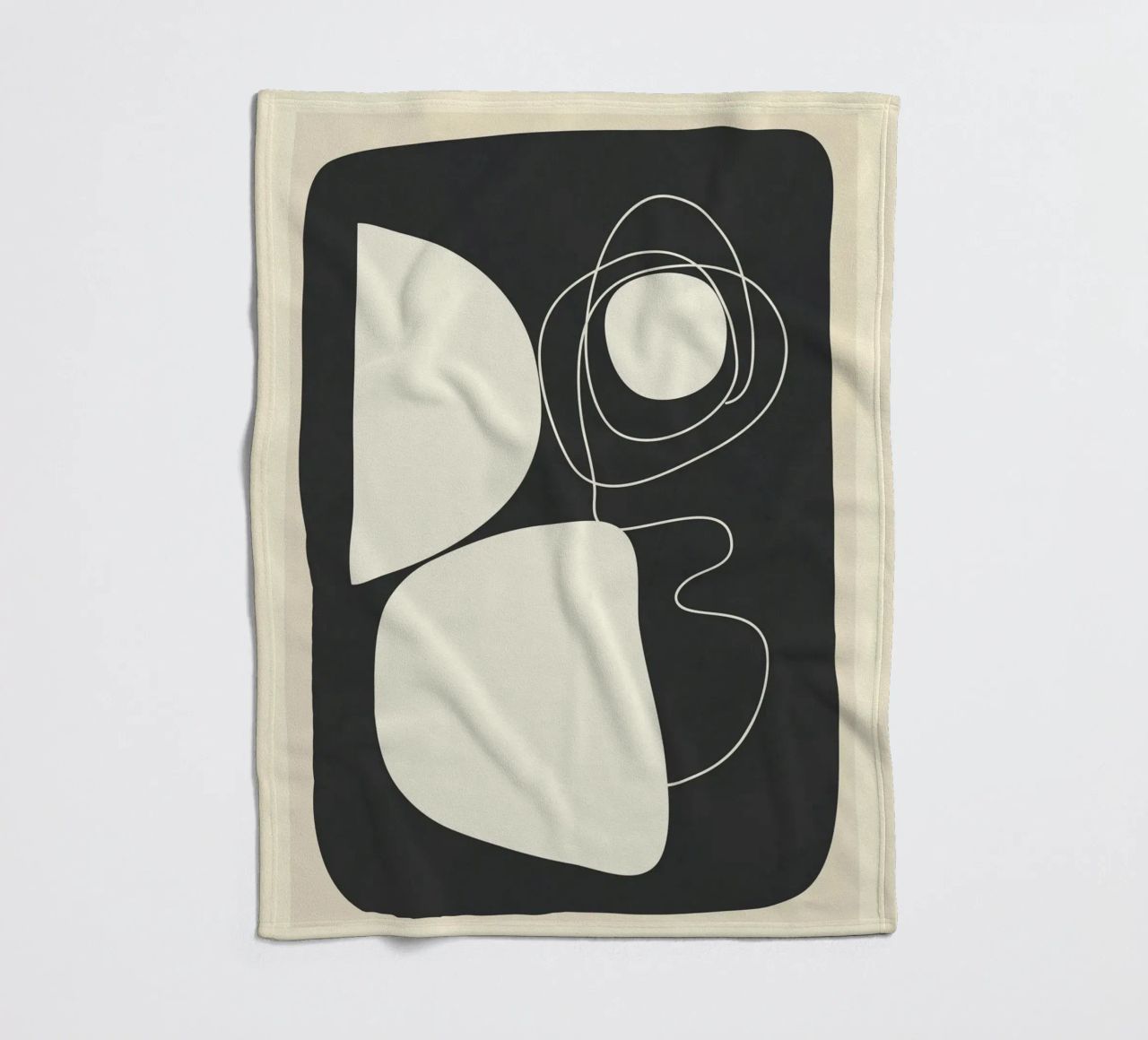 Abstract Imprint coperta in pile da Flow Line