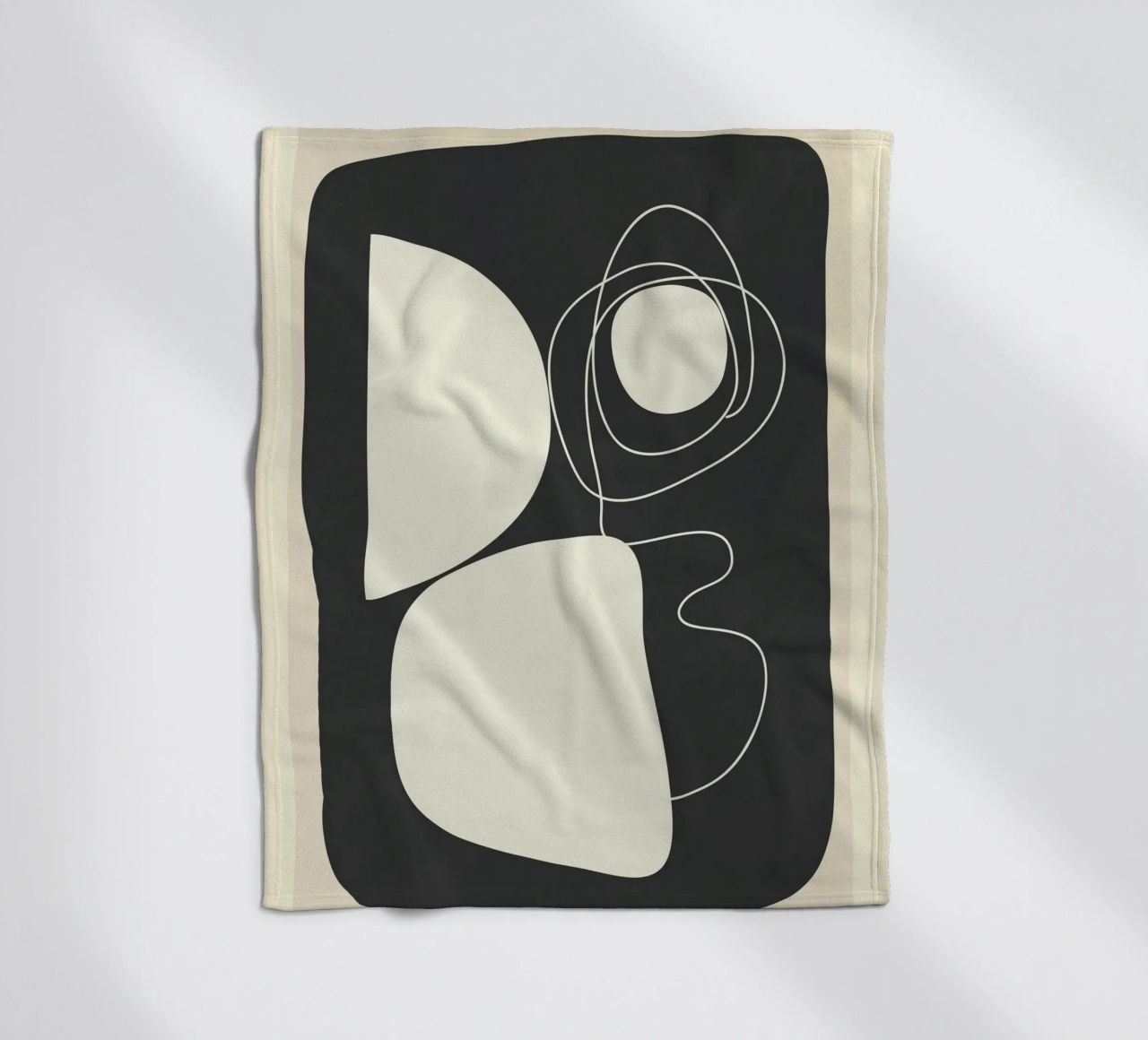 Abstract Imprint coperta in pile da Flow Line