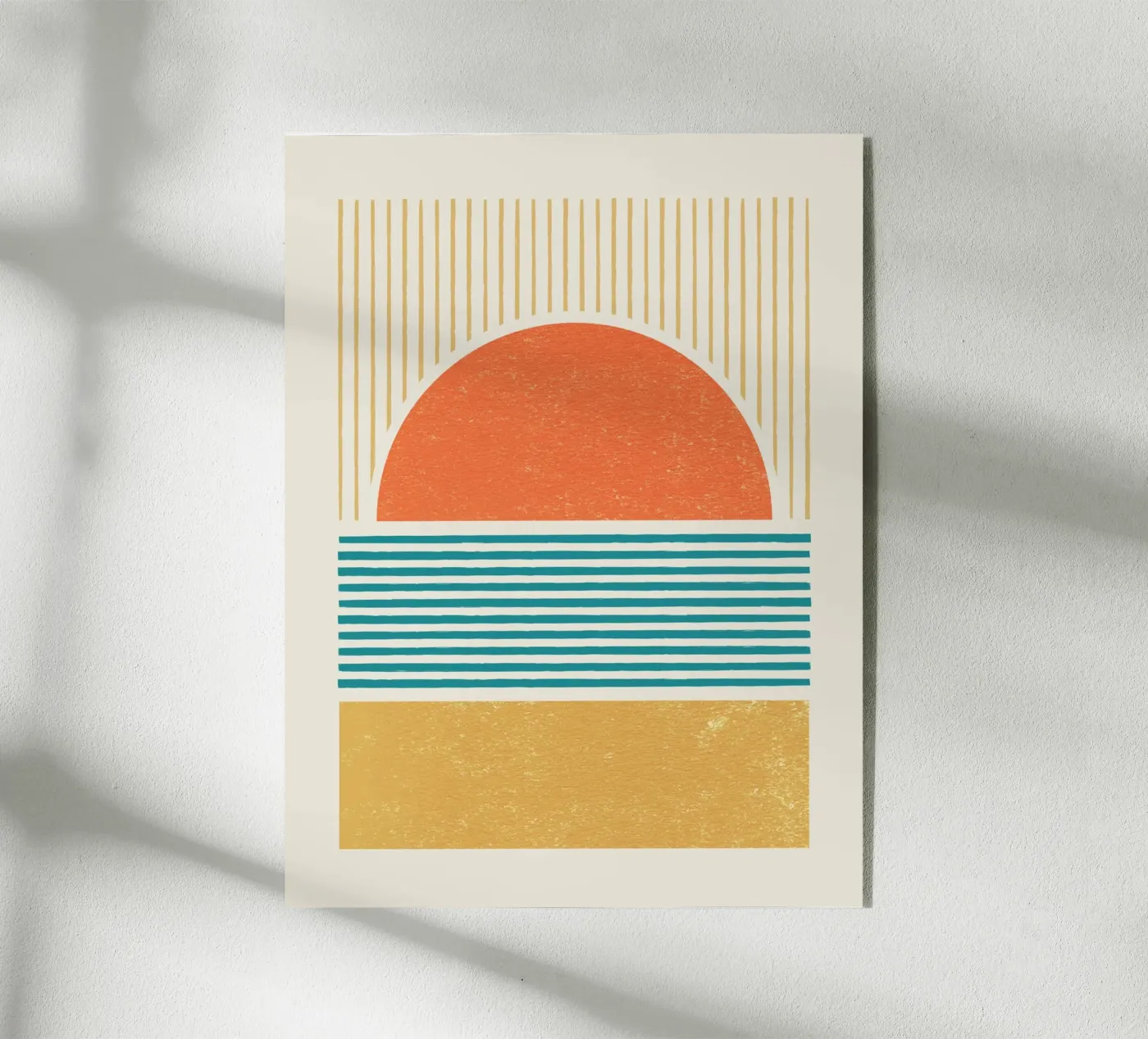 Sunset Strandlijnen acryl van MoonlightPrint
