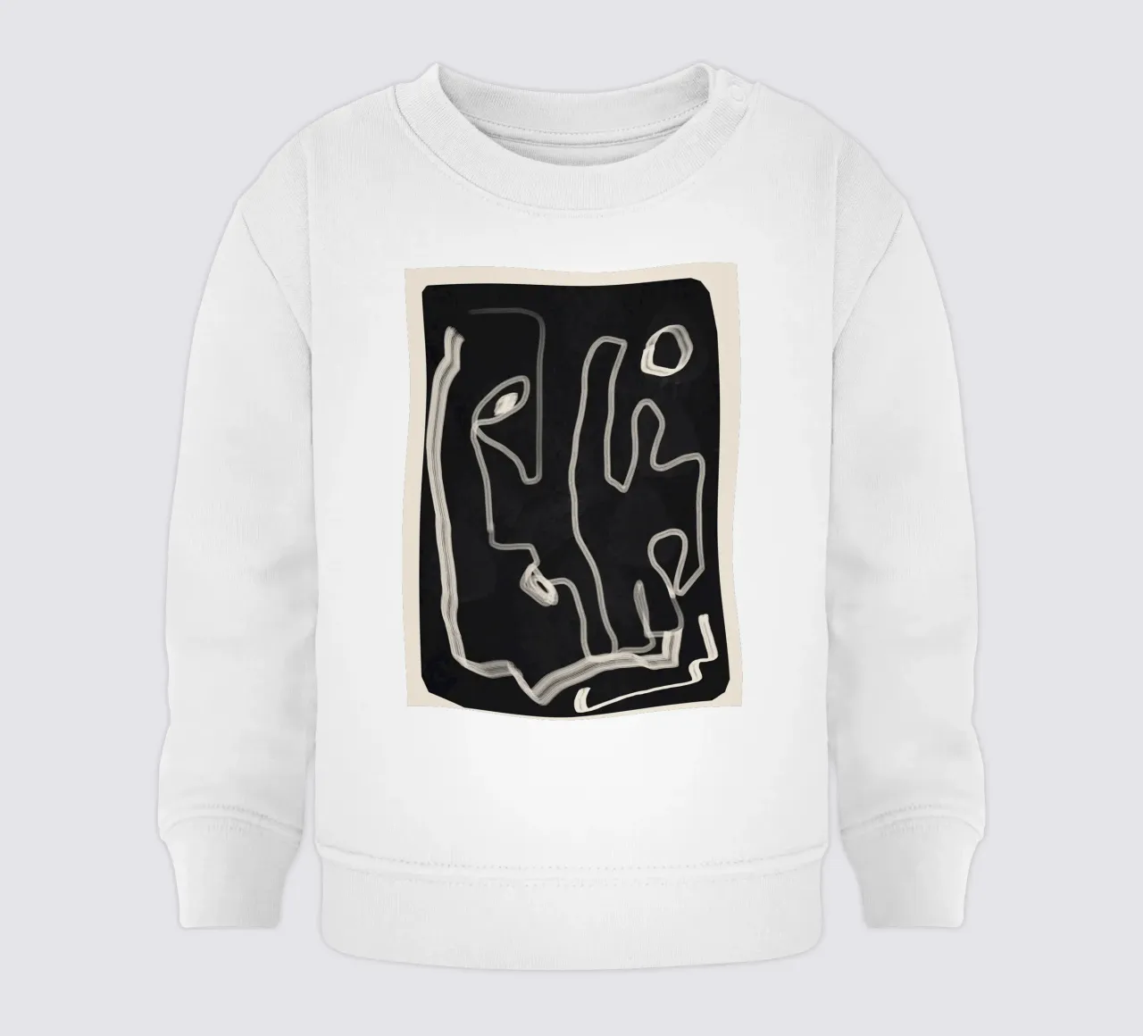 Abstract Loose Line 2 felpa neonato da Flow Line