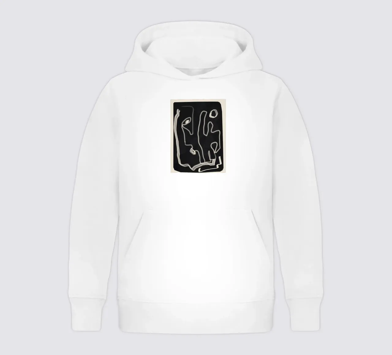 Abstract Loose Line 2 felpa bambino con cappuccio da Flow Line