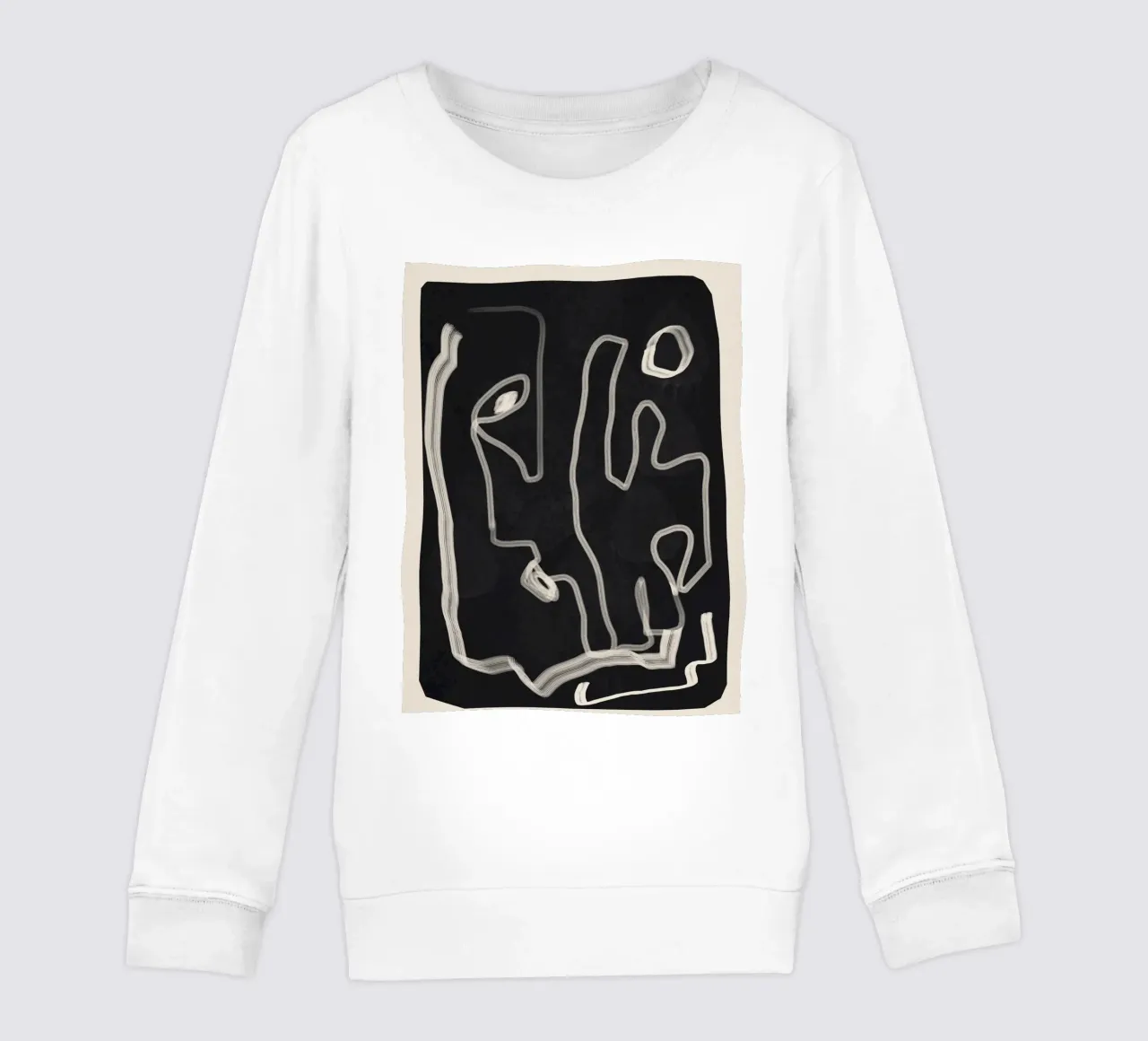 Abstract Loose Line 2 felpa bambino da Flow Line