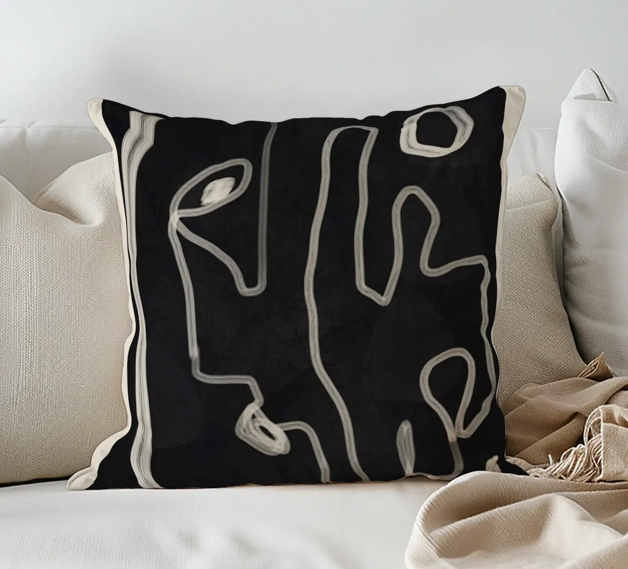 Abstract Loose Line 2 cuscino da Flow Line