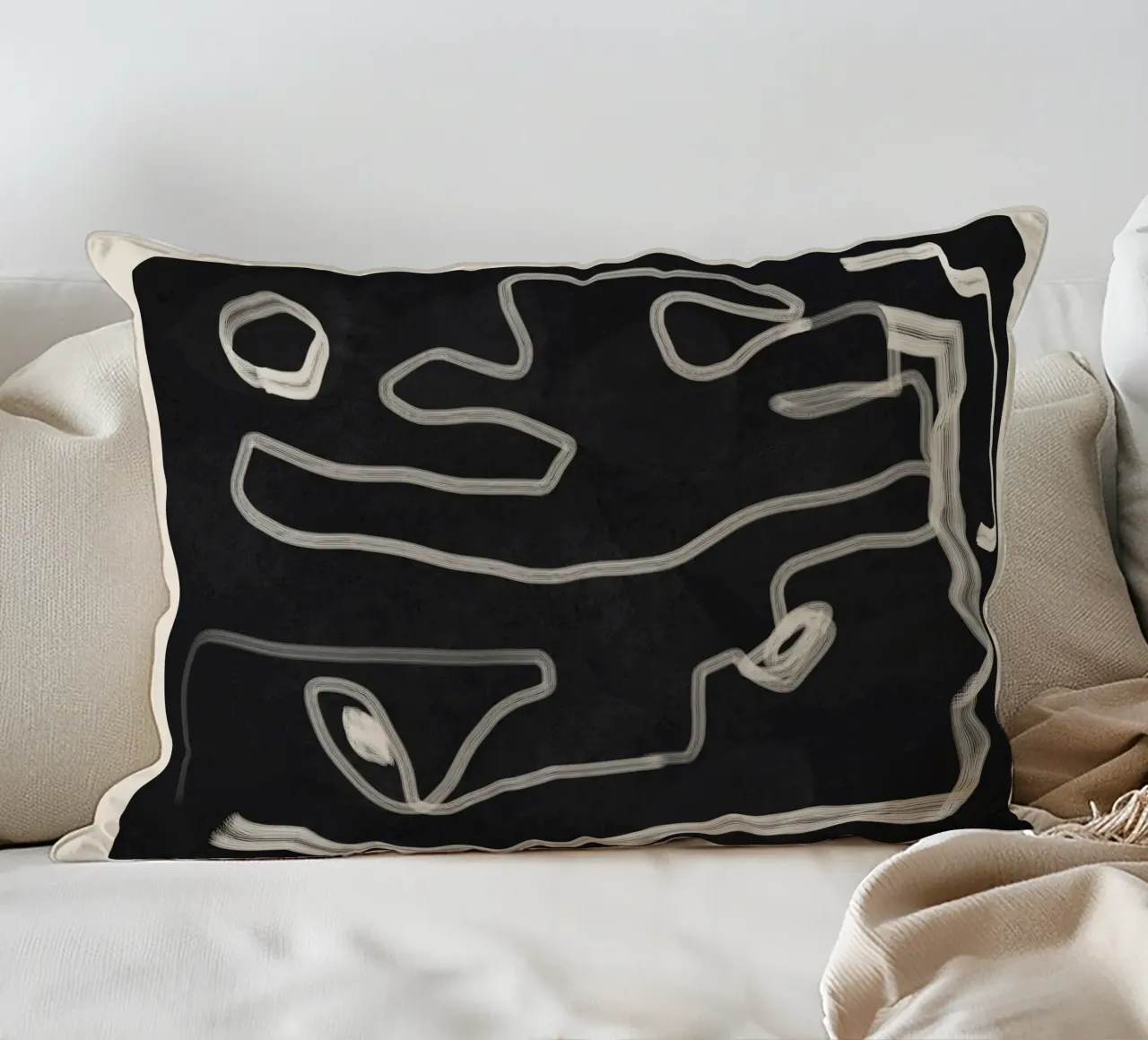 Abstract Loose Line 2 cuscino da Flow Line