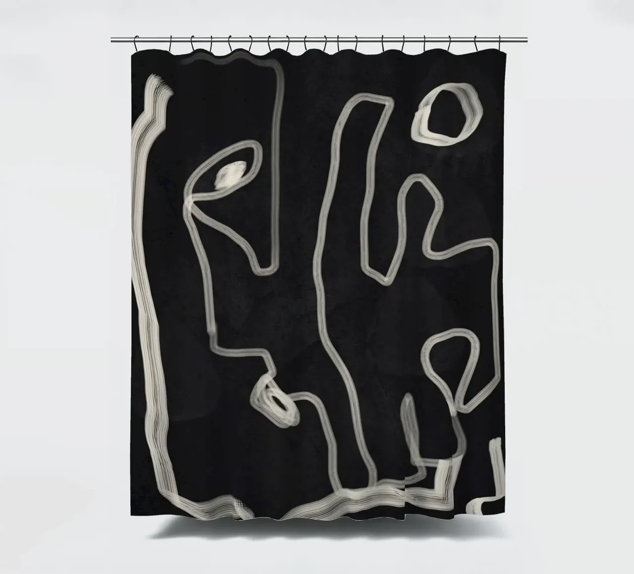 Abstract Loose Line 2 tenda da doccia da Flow Line