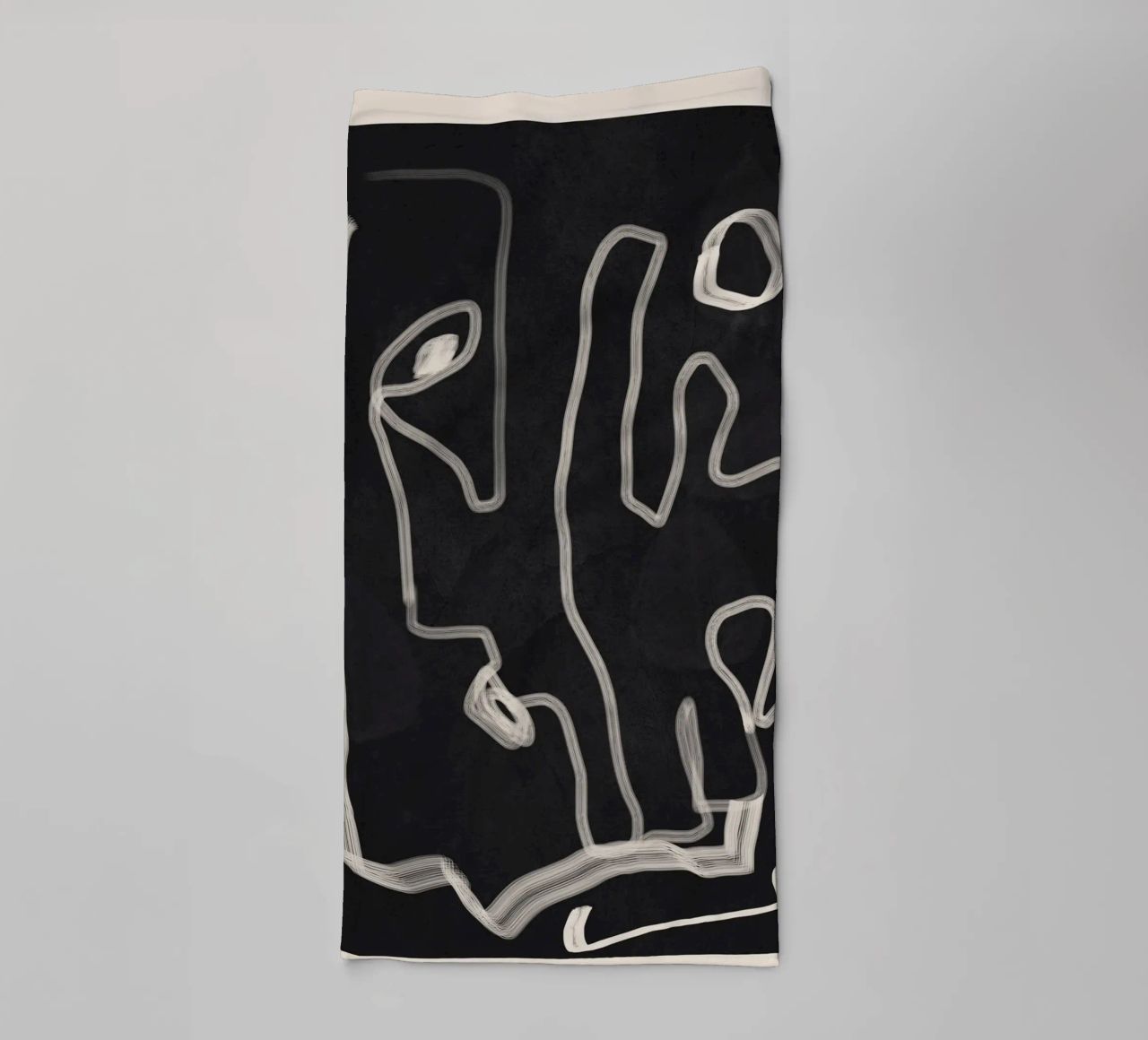 Abstract Loose Line 2 asciugamano da bagno da Flow Line