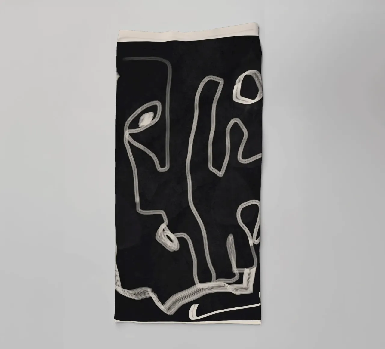 Abstract Loose Line 2 toalla de baño de Flow Line