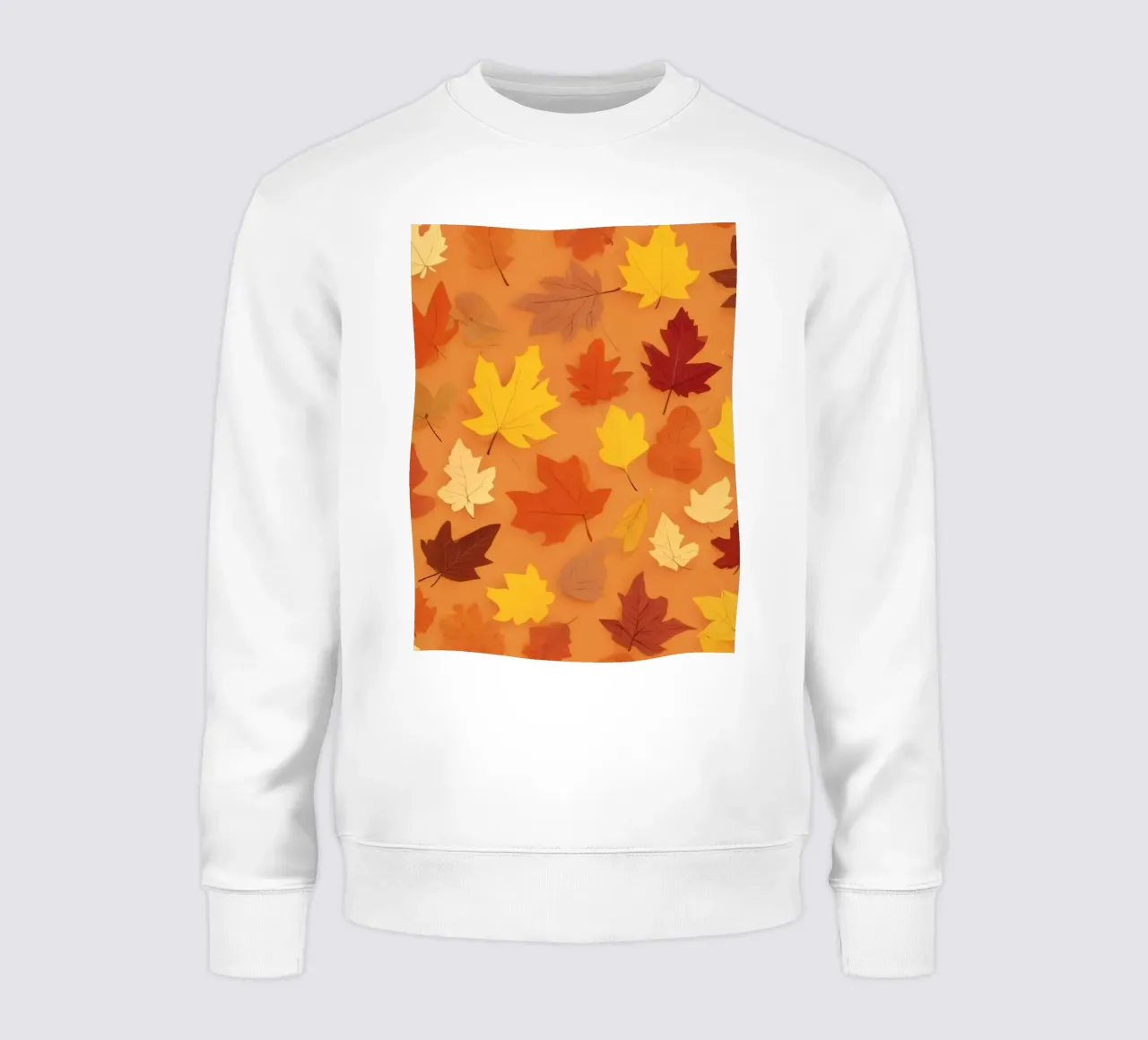 Herbstblätter schaffen einen abstrakten Hintergrund Sweatshirt von DesignDoodle