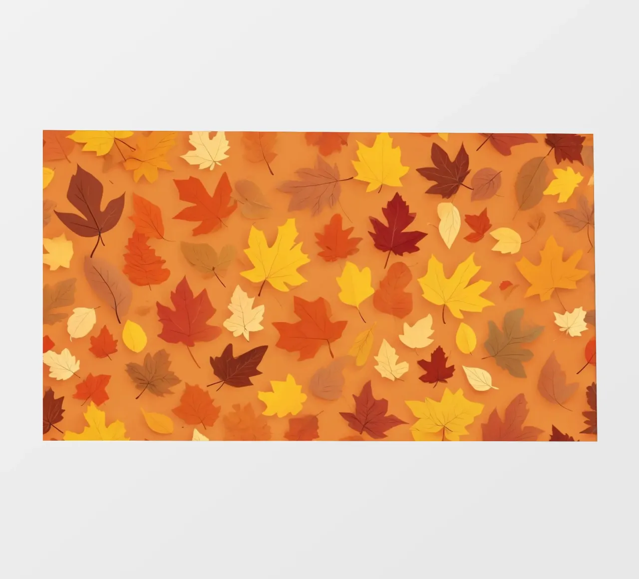 autumn leaves create an abstract background design backlit film by DesignDoodle