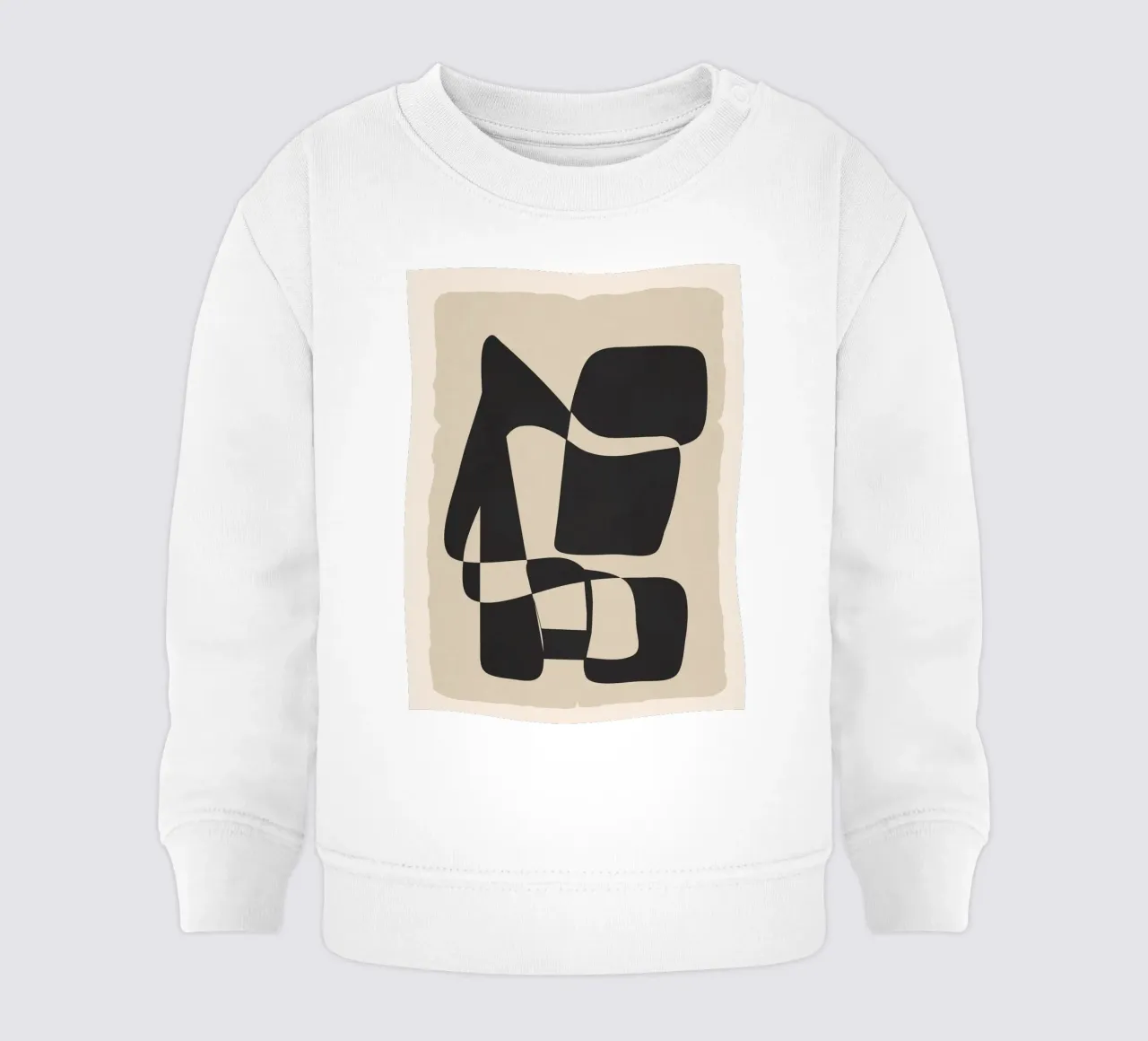 Modern Abstract Art sudadera de bebé de Flow Line